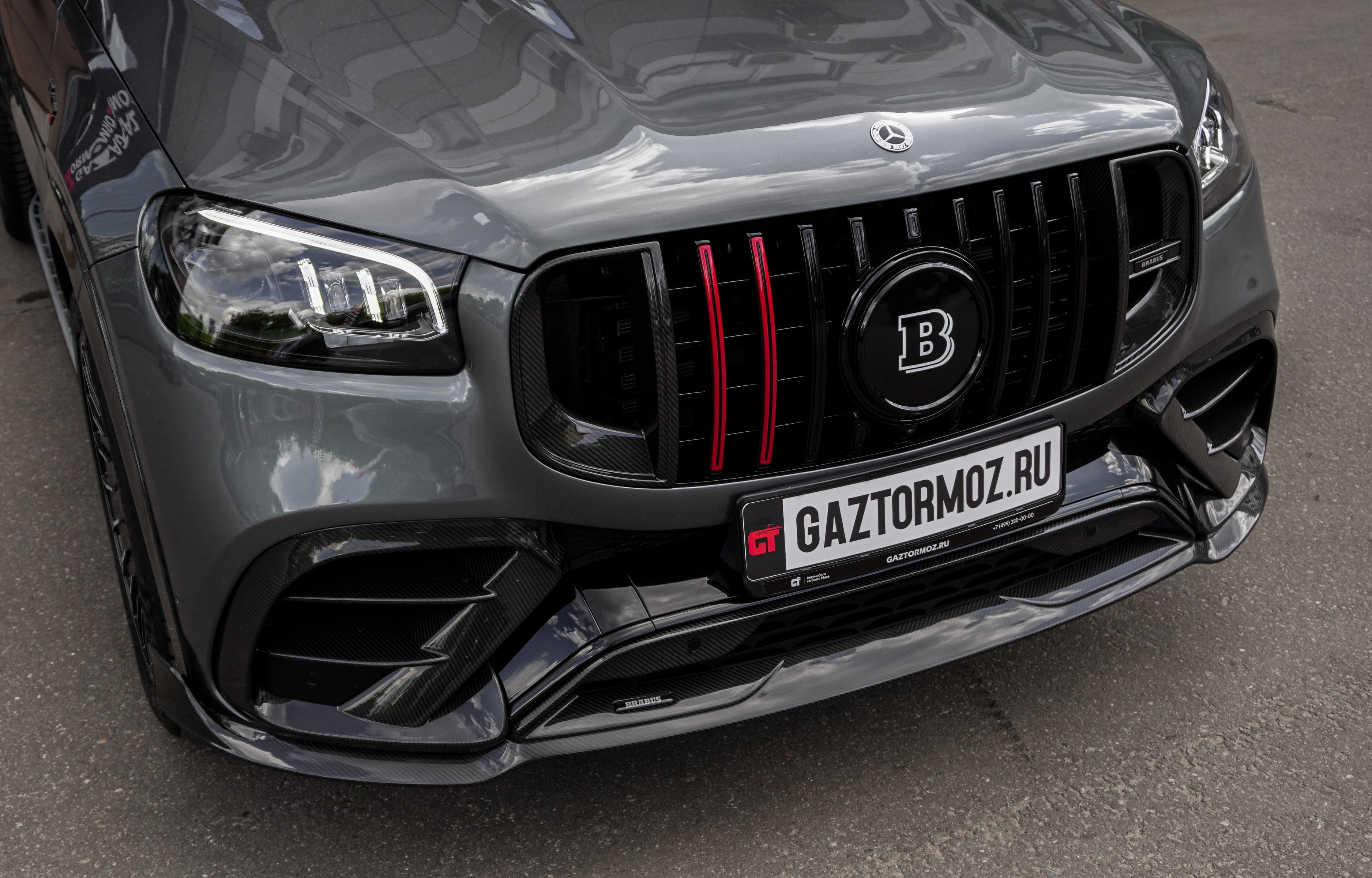 Brabus 500 на базе GLS 450 — премиальный серый стиль — фото 10