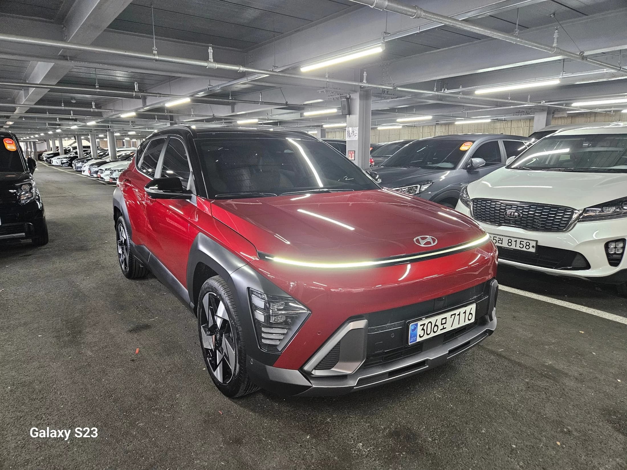 Hyundai Kona Gasoline 1.6 Turbo 2WD Inspiration, 2023 г. 14050 км. — фото 2
