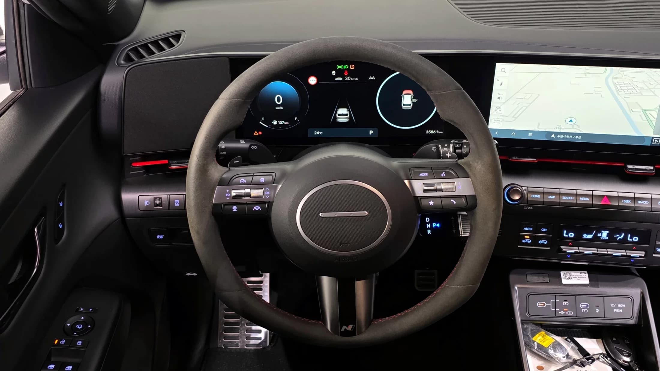 Hyundai Kona Gasoline 1.6 Turbo 4WD Inspiration, 2023 г. 35901 км. — фото 25