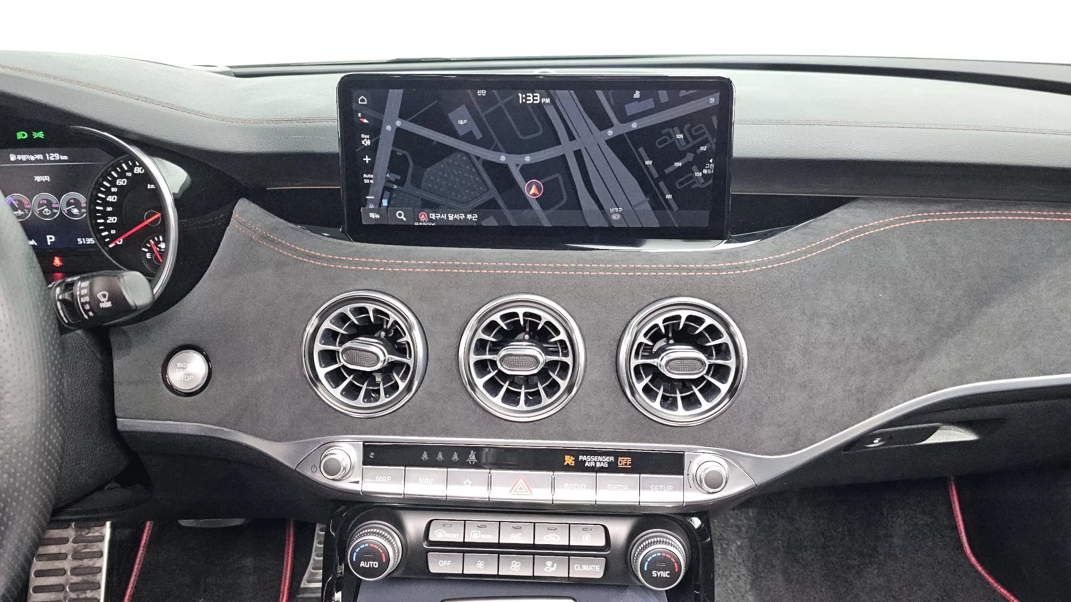 Kia Stinger 3.3 GT AWD Masters Turbo Package, 2021 г. 51376 км. — фото 14