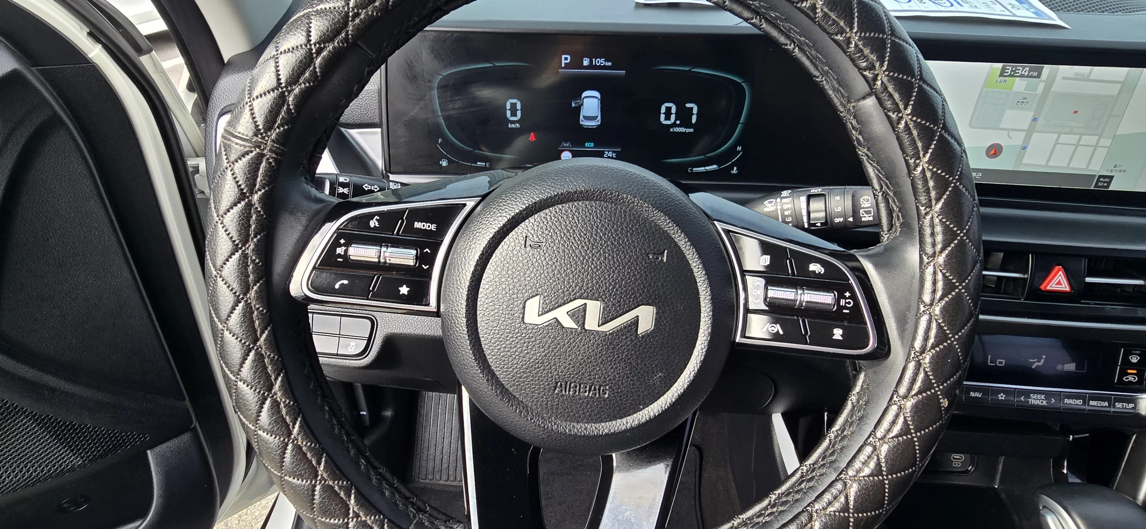 Kia Seltos Gasoline 1.6 Turbo 2WD Prestige, 2023 г. 70340 км. — фото 7
