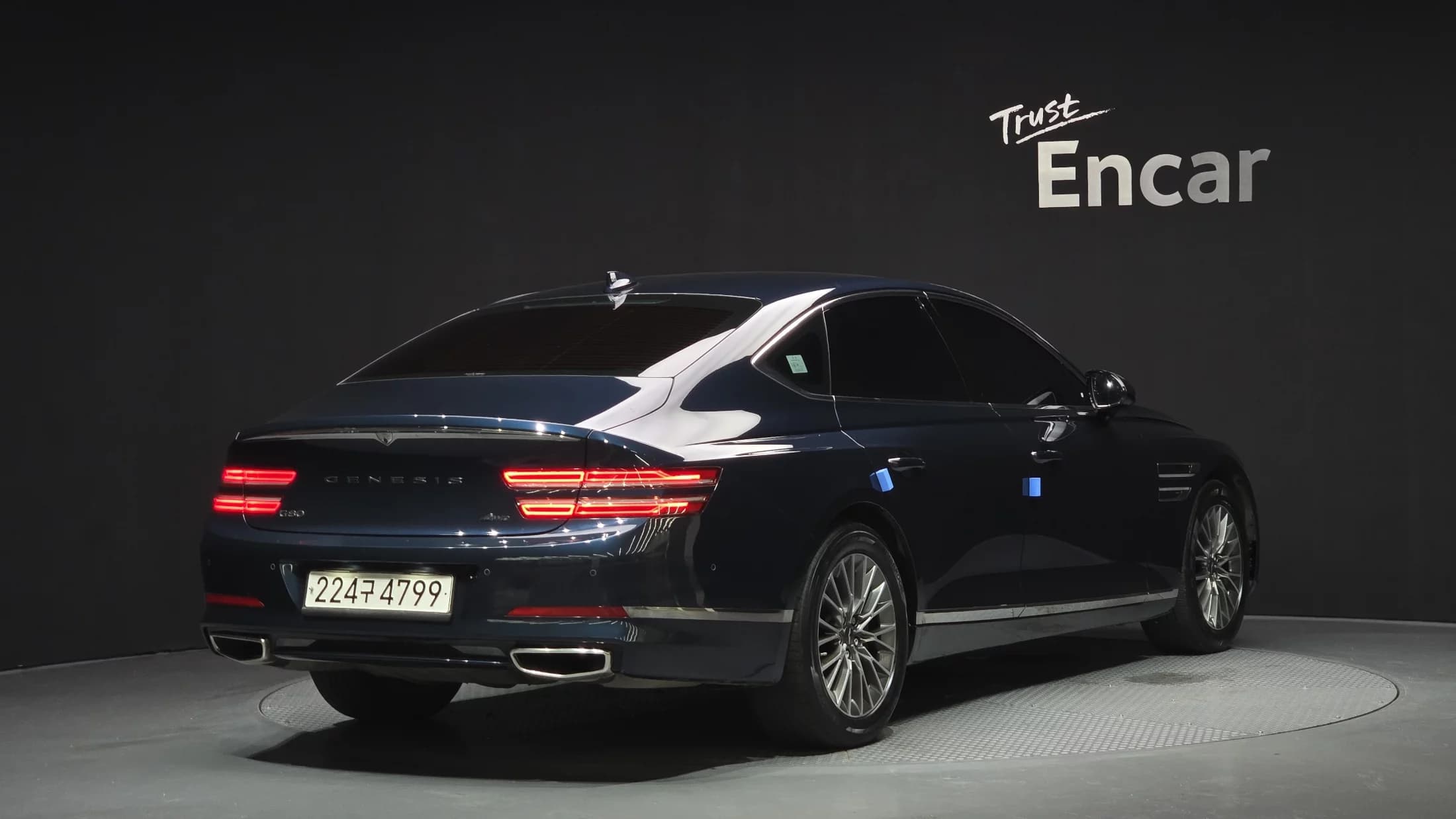 Genesis G80 Gasoline 2.5 Turbo AWD, 2021 г. 74458 км. — фото 2