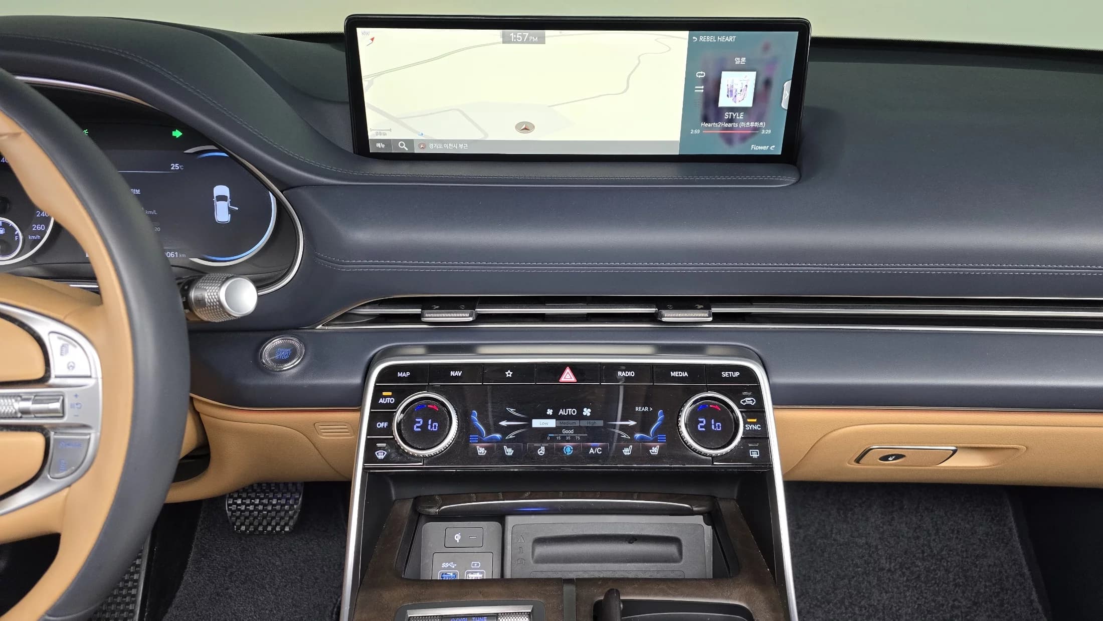 Genesis GV80 2.5T Gasoline AWD, 2021 г. 159121 км. — фото 14
