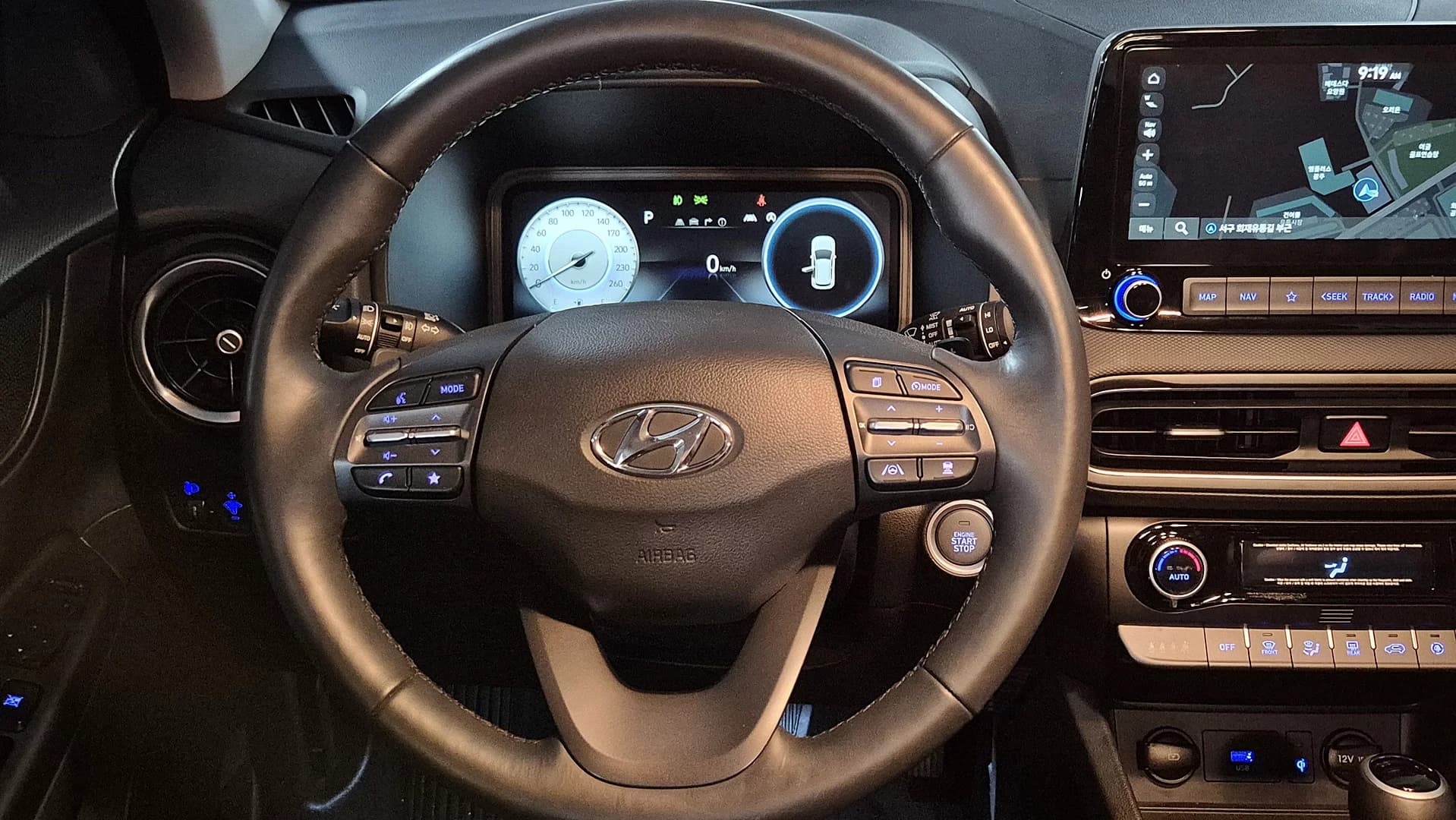 Hyundai Kona Gasoline 1.6 Turbo 2WD Inspiration, 2022 г. 19928 км. — фото 13