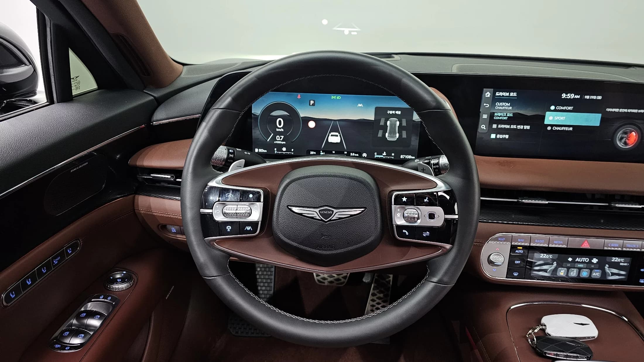 Genesis G90 Gasoline 3.5 Turbo AWD, 2022 г. 87108 км. — фото 25