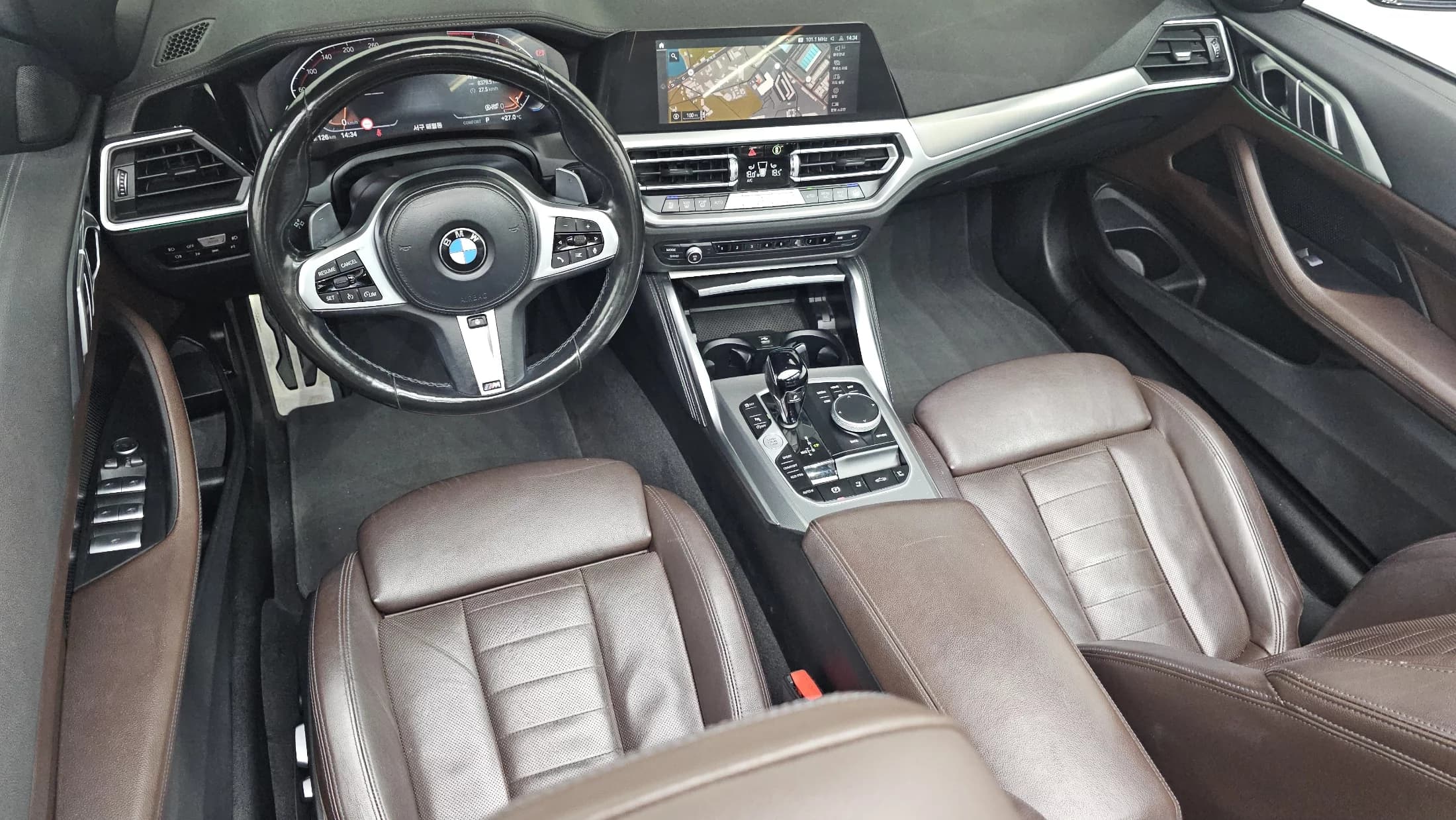 BMW 4-Series 420i M Sport Convertible, 2021 г. 117973 км. — фото 7