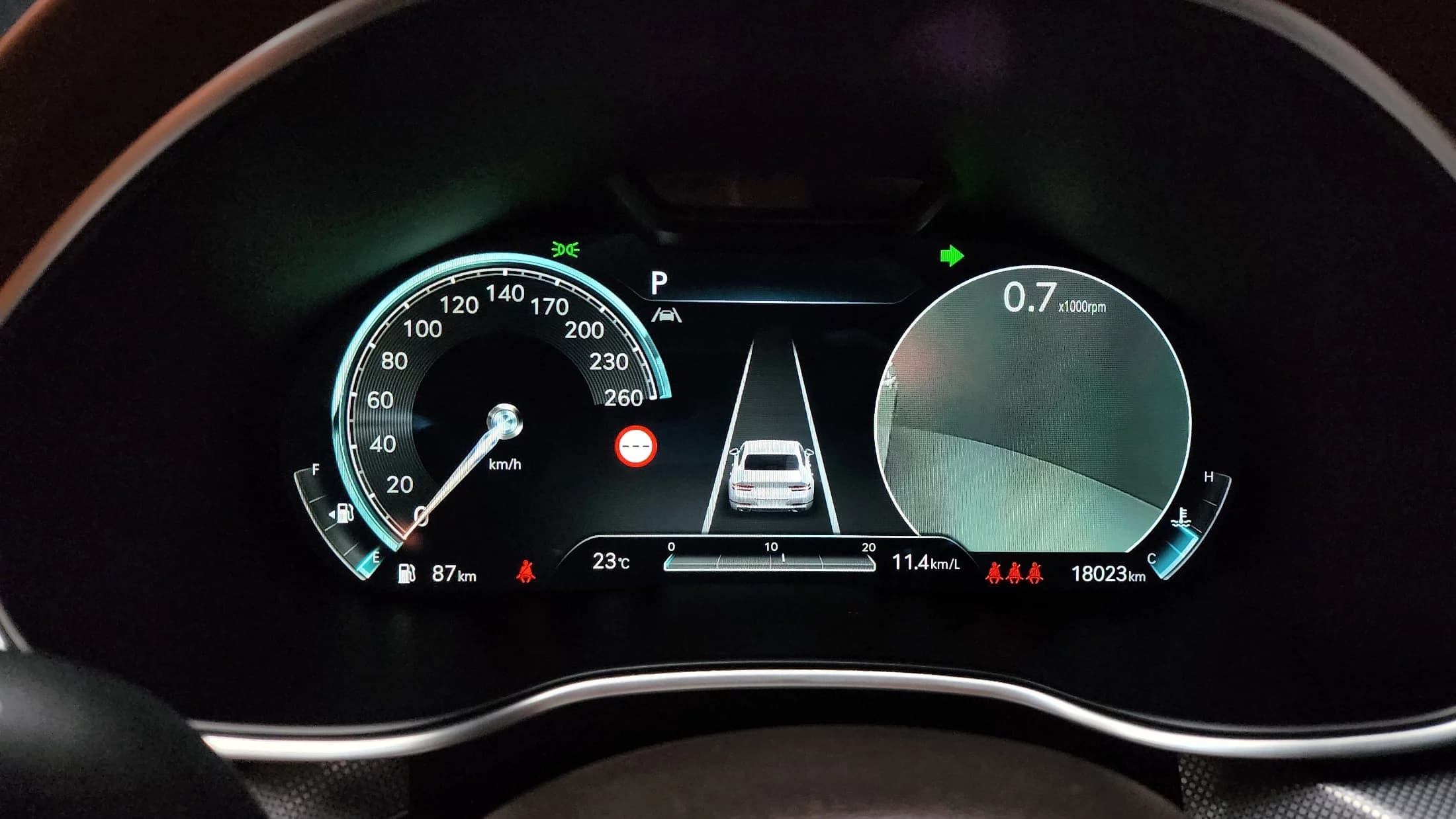 Genesis G80 Gasoline 2.5 Turbo AWD, 2023 г. 18034 км. — фото 8