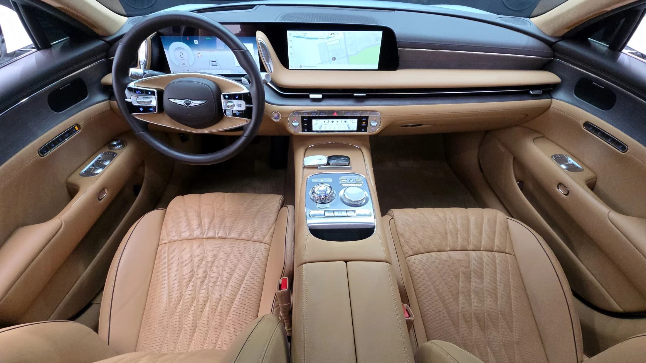 Genesis G90 Gasoline 3.5 Turbo AWD, 2022 г. 74517 км. — фото 7