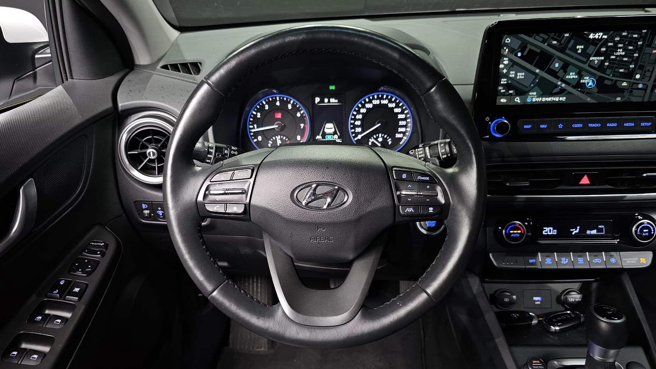 Hyundai Kona Gasoline 1.6 Turbo 2WD Modern, 2021 г. 52772 км. — фото 13