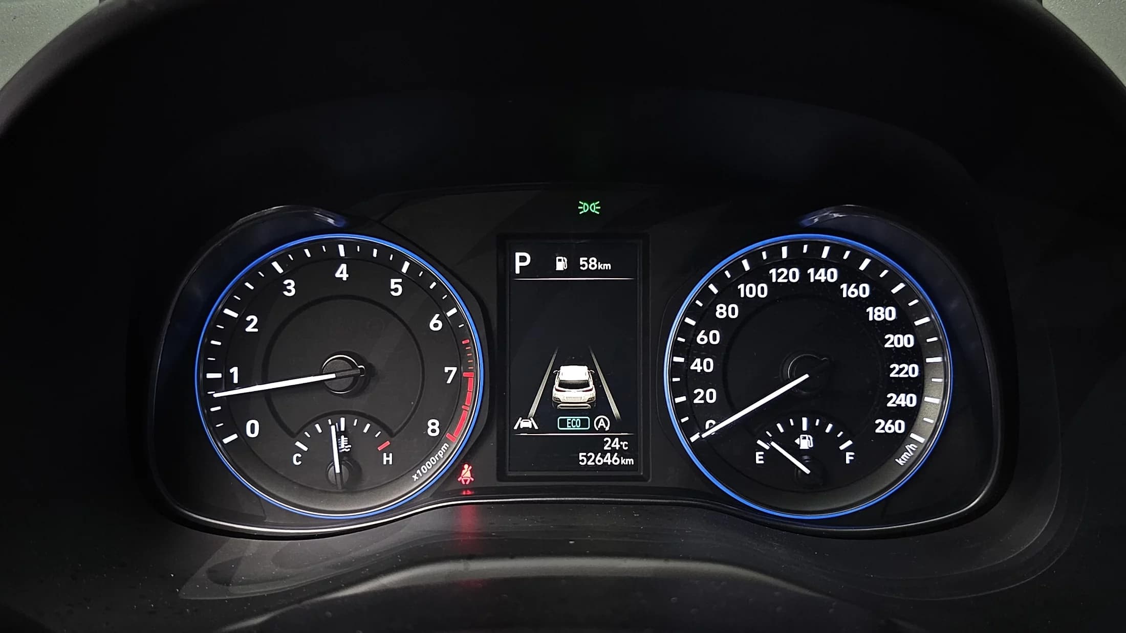 Hyundai Kona Gasoline 1.6 Turbo 2WD Modern, 2021 г. 52772 км. — фото 8