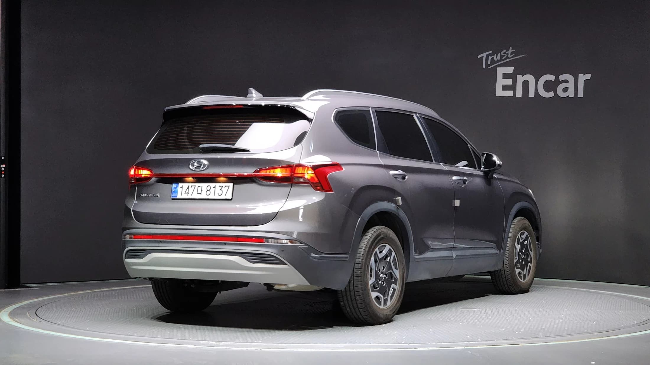 Hyundai Santa Fe HEV 1.6 2WD Prestige, гибрид, 2021 г. 111396 км. — фото 2