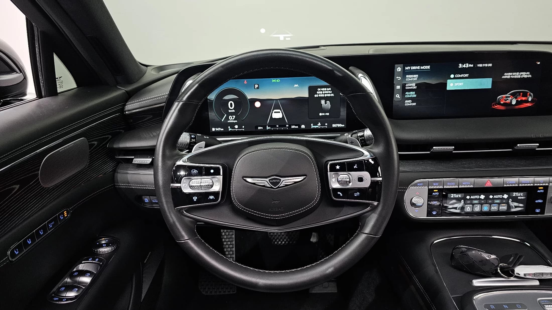 Genesis G90 Gasoline 3.5 Turbo AWD, 2022 г. 56871 км. — фото 13