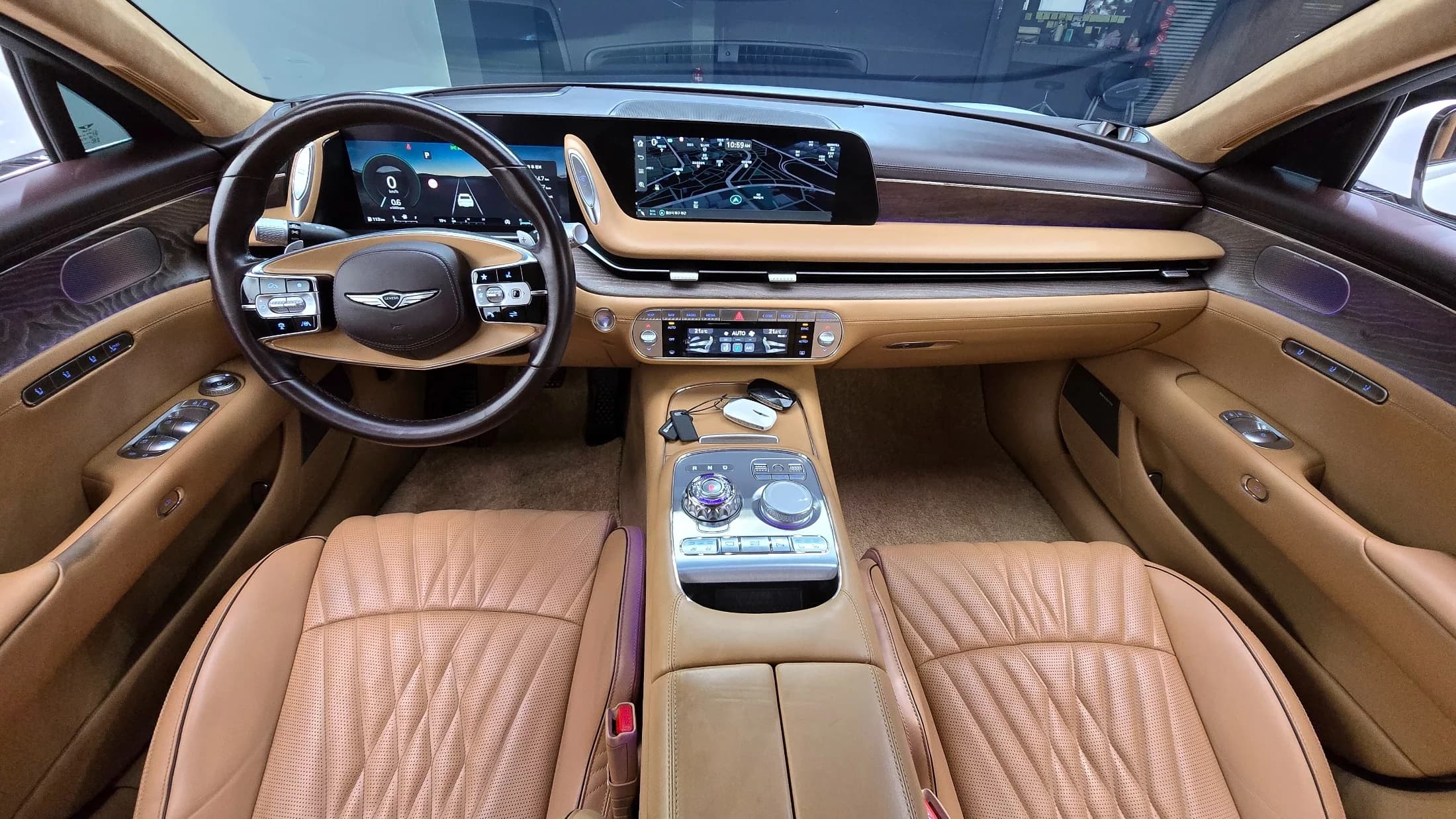 Genesis G90 Gasoline 3.5 Turbo AWD, 2022 г. 76637 км. — фото 7