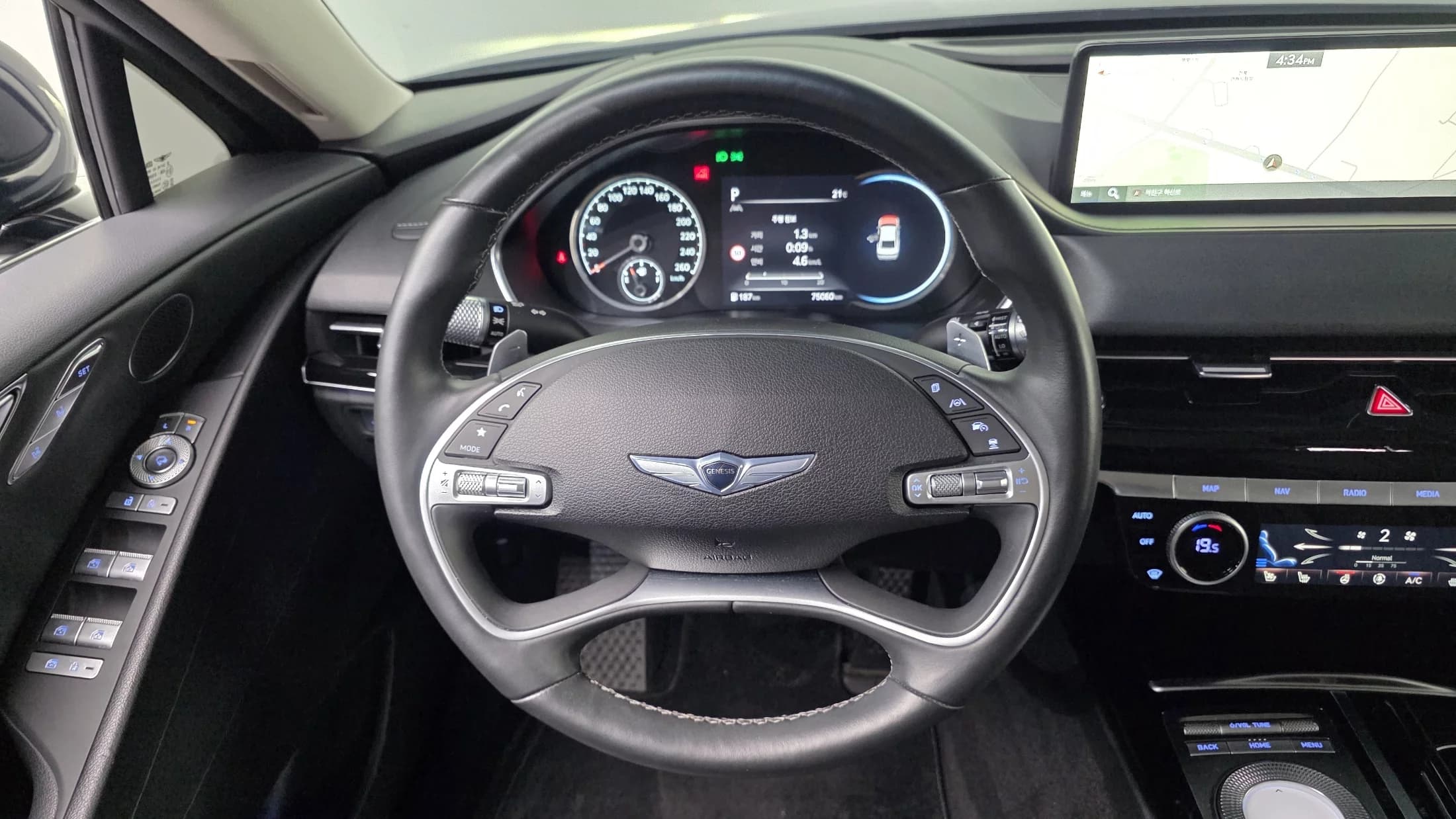 Genesis G80 Gasoline 2.5 Turbo AWD, 2021 г. 75208 км. — фото 14