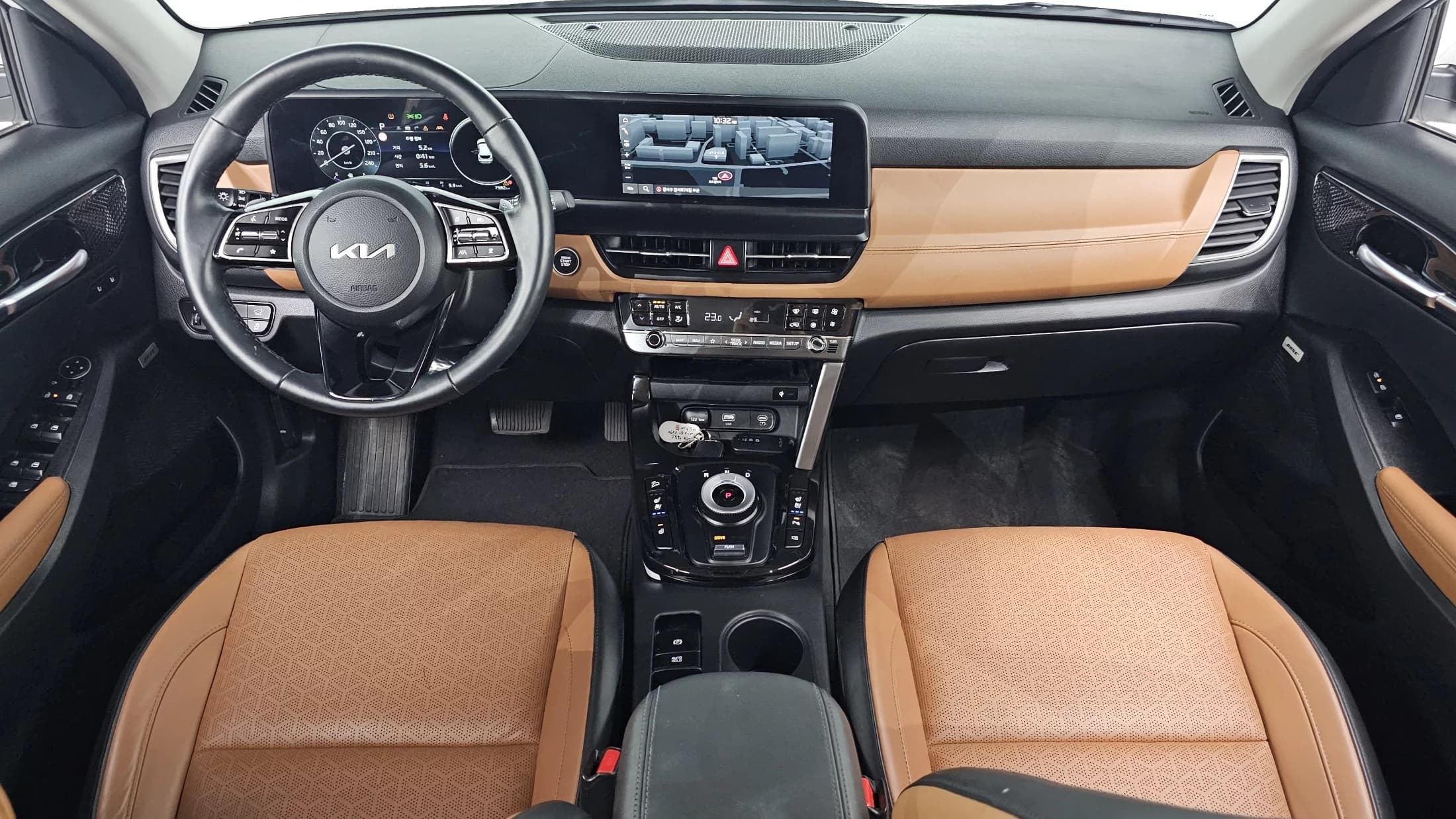 Kia Seltos Gasoline 1.6 Turbo 2WD Signature, 2023 г. 7582 км. — фото 7