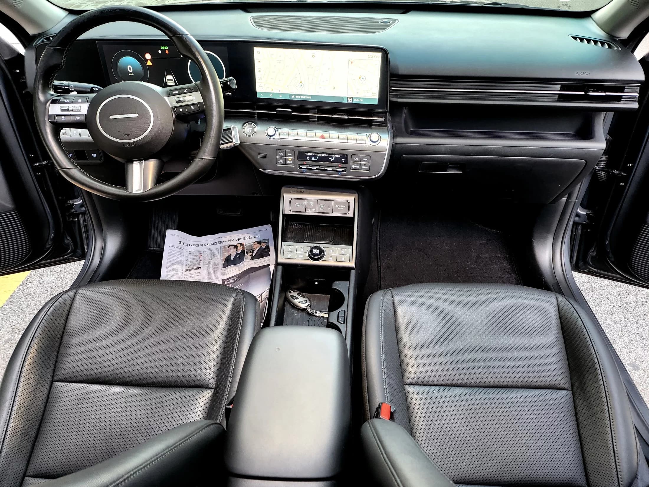 Hyundai Kona Gasoline 1.6 Turbo 2WD Inspiration, 2023 г. 50186 км. — фото 13