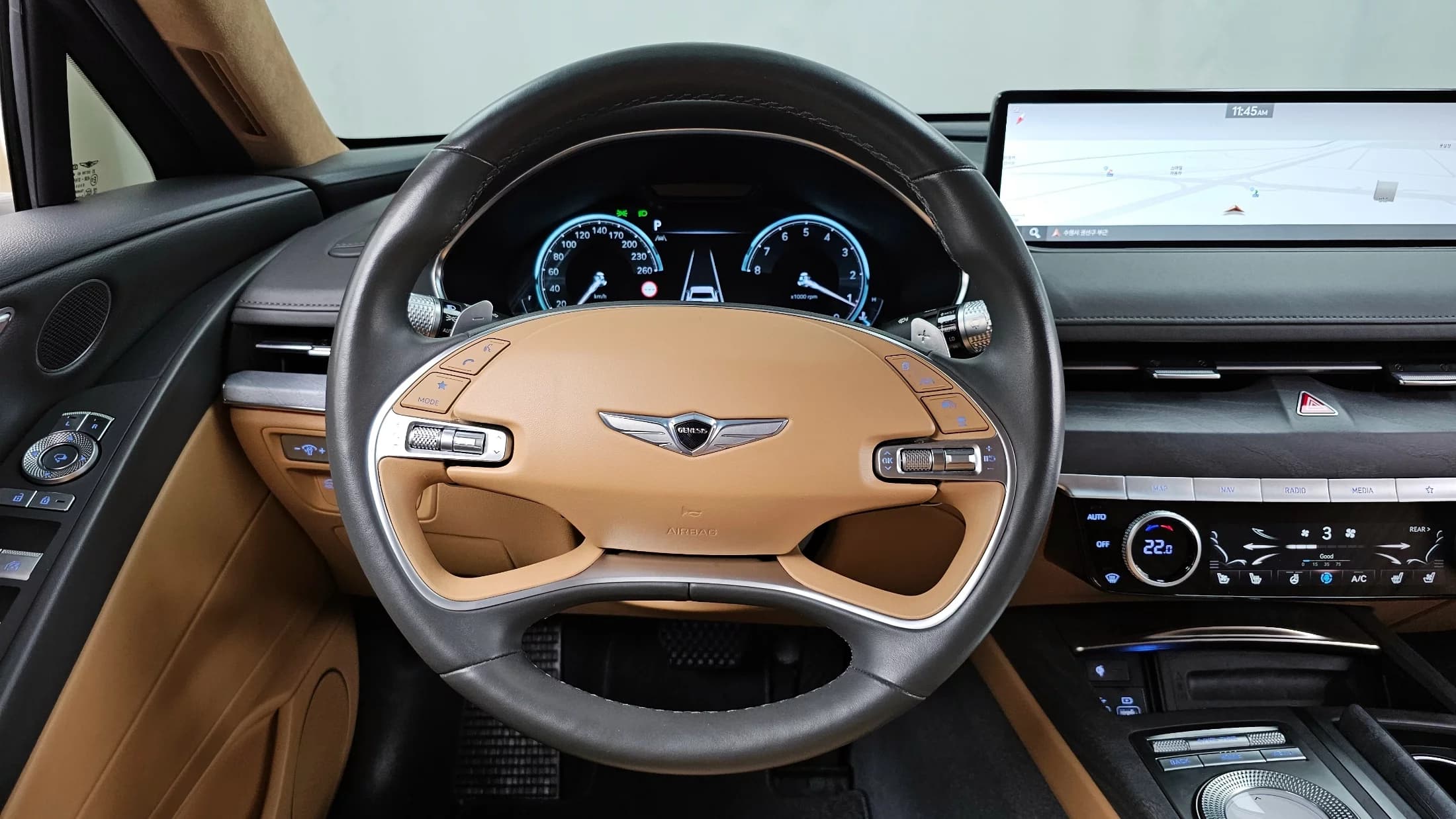 Genesis G80 Gasoline 2.5 Turbo AWD, 2021 г. 50957 км. — фото 13