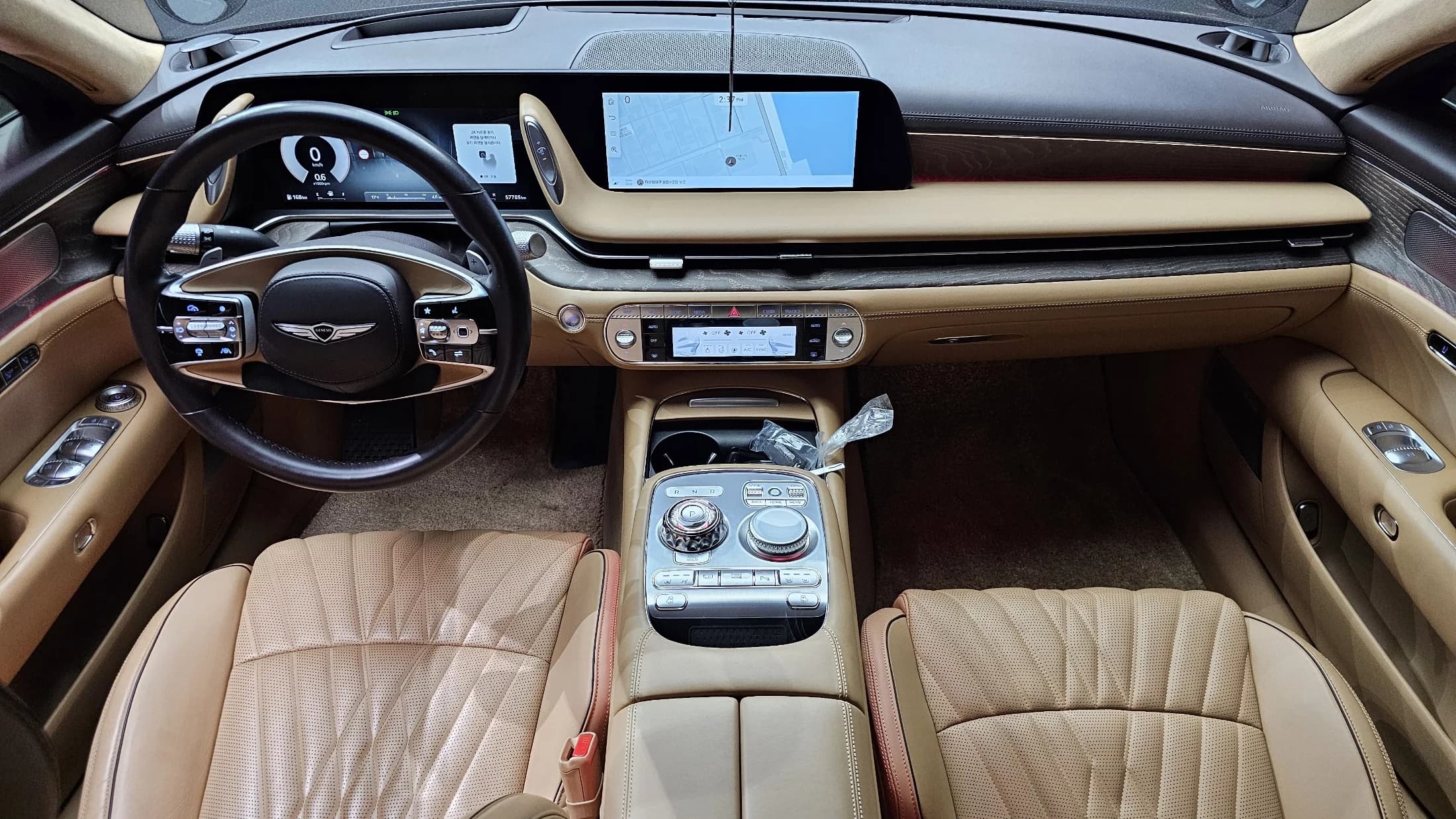 Genesis G90 Gasoline 3.5 Turbo AWD, 2022 г. 57877 км. — фото 7