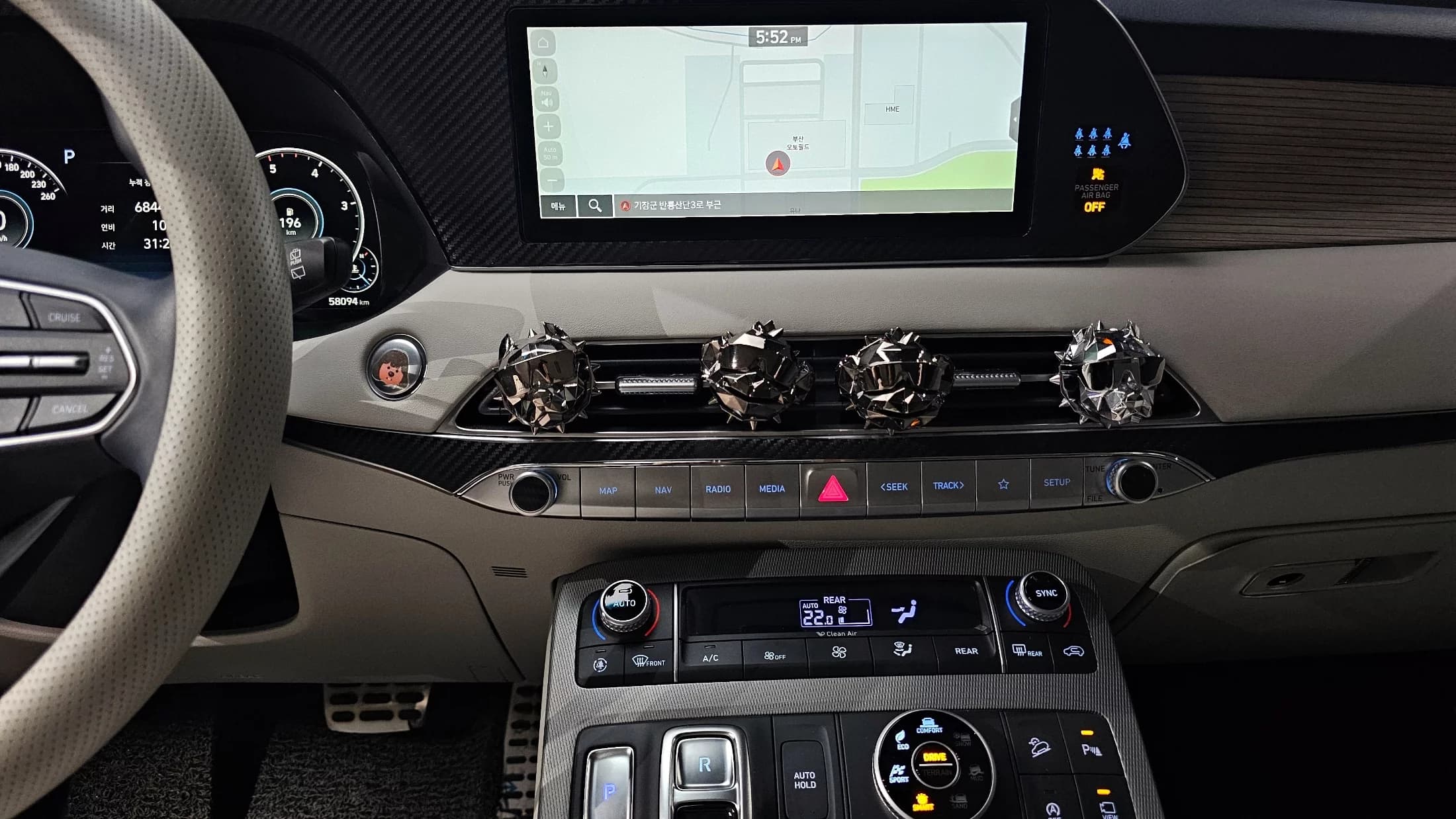 Hyundai Palisade Diesel 2.2 2WD Prestige, 2022 г. 58213 км. — фото 16