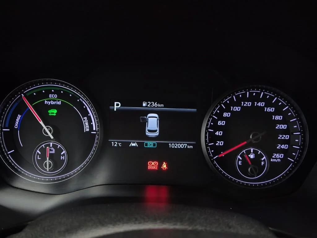 Hyundai Santa Fe HEV 1.6 2WD Prestige, гибрид, 2021 г. 102054 км. — фото 6