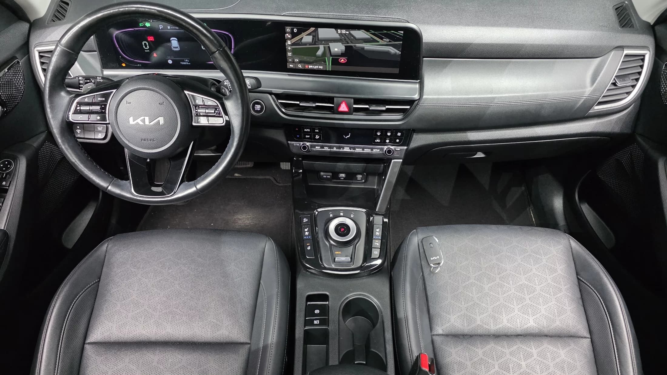 Kia Seltos Gasoline 1.6 Turbo 2WD Signature, 2022 г. 76887 км. — фото 7