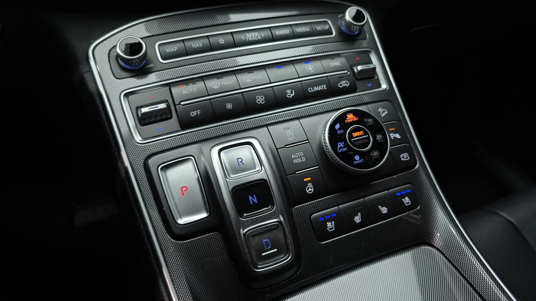 Hyundai Santa Fe Gasoline 2.5T 4WD Exclusive, 2022 г. 40618 км. — фото 9
