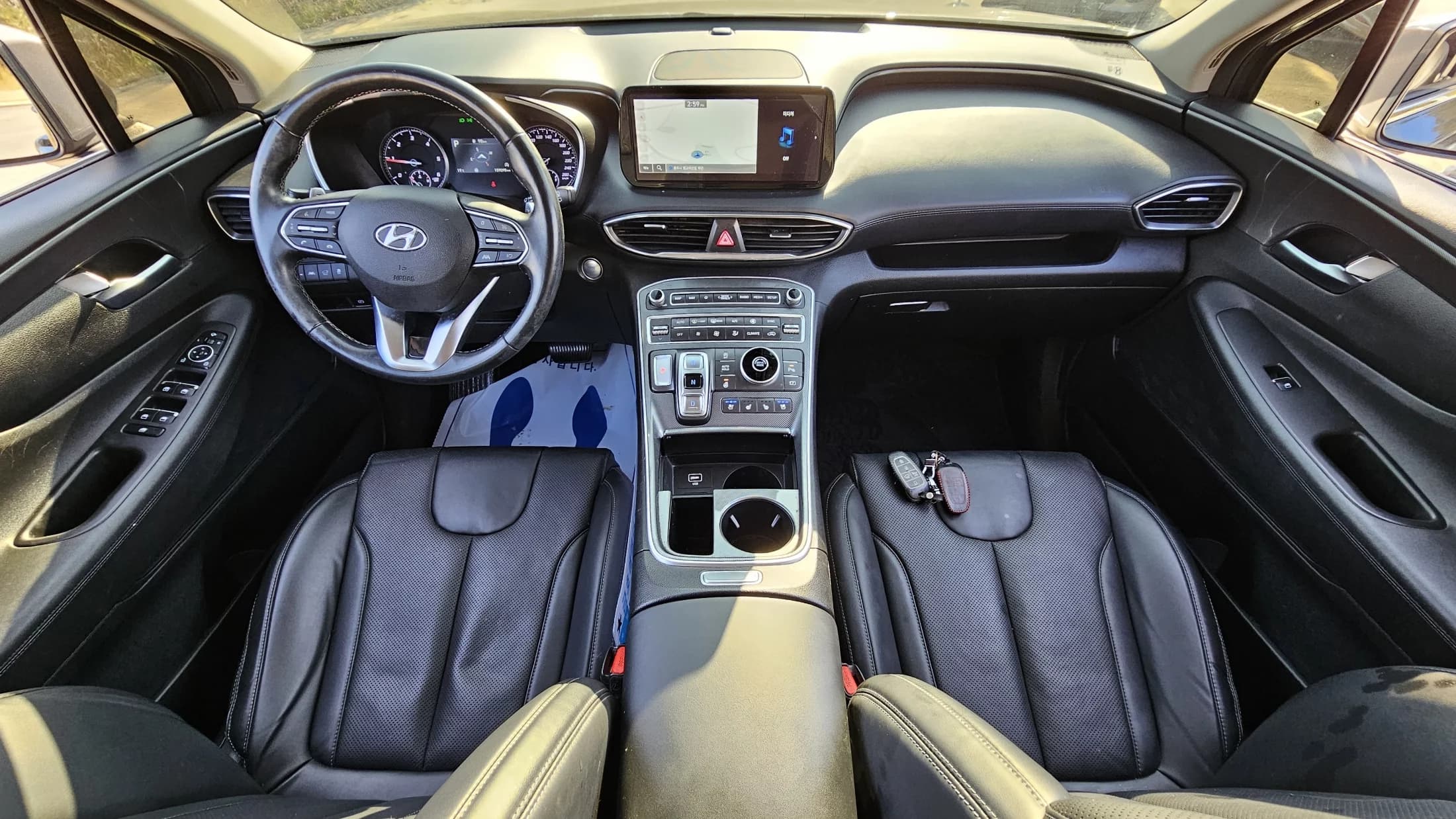 Hyundai Santa Fe Diesel 2.2 2WD Exclusive, 2022 г. 159193 км. — фото 7