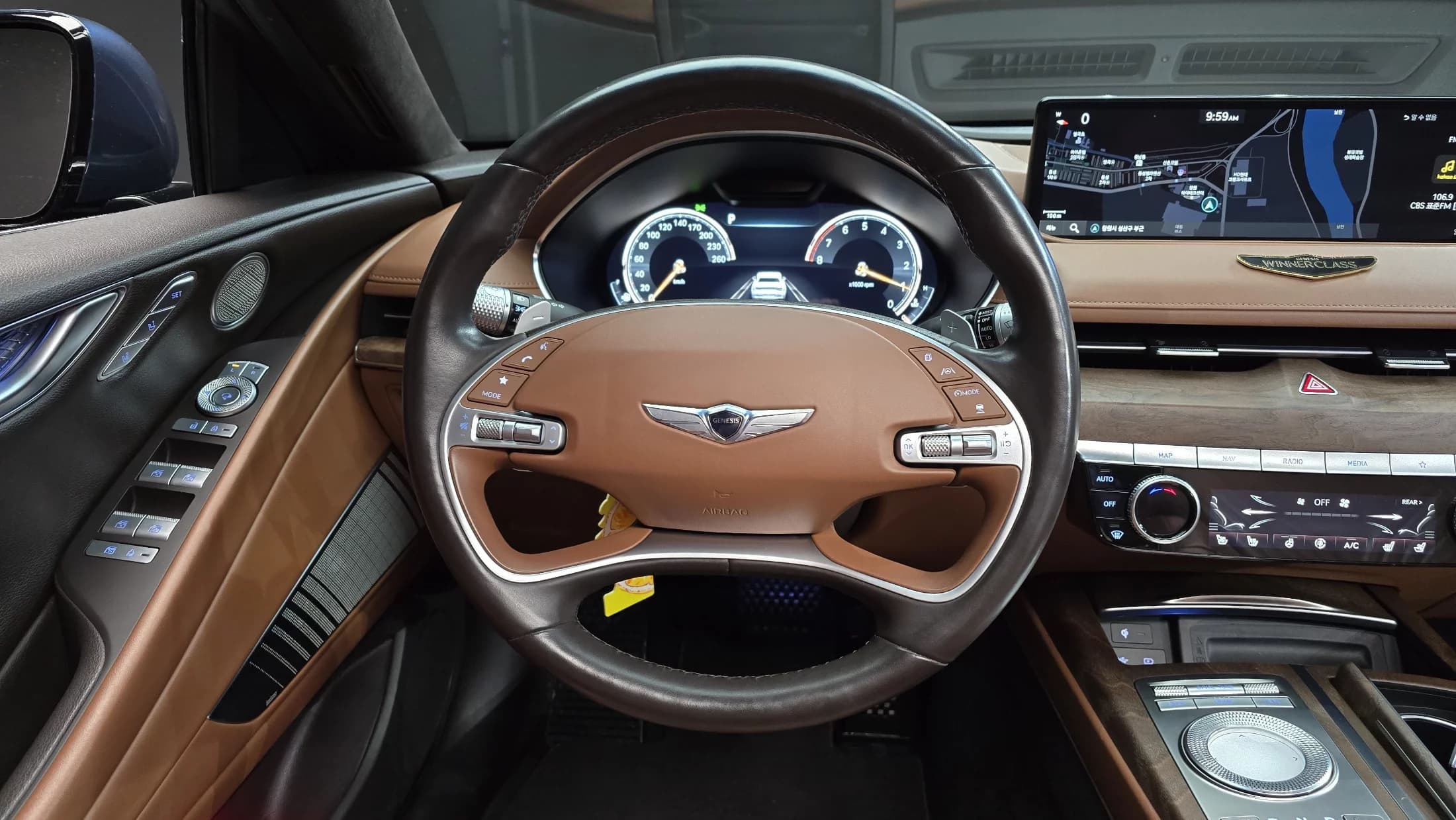 Genesis G80 Gasoline 2.5 Turbo AWD, 2021 г. 90189 км. — фото 13