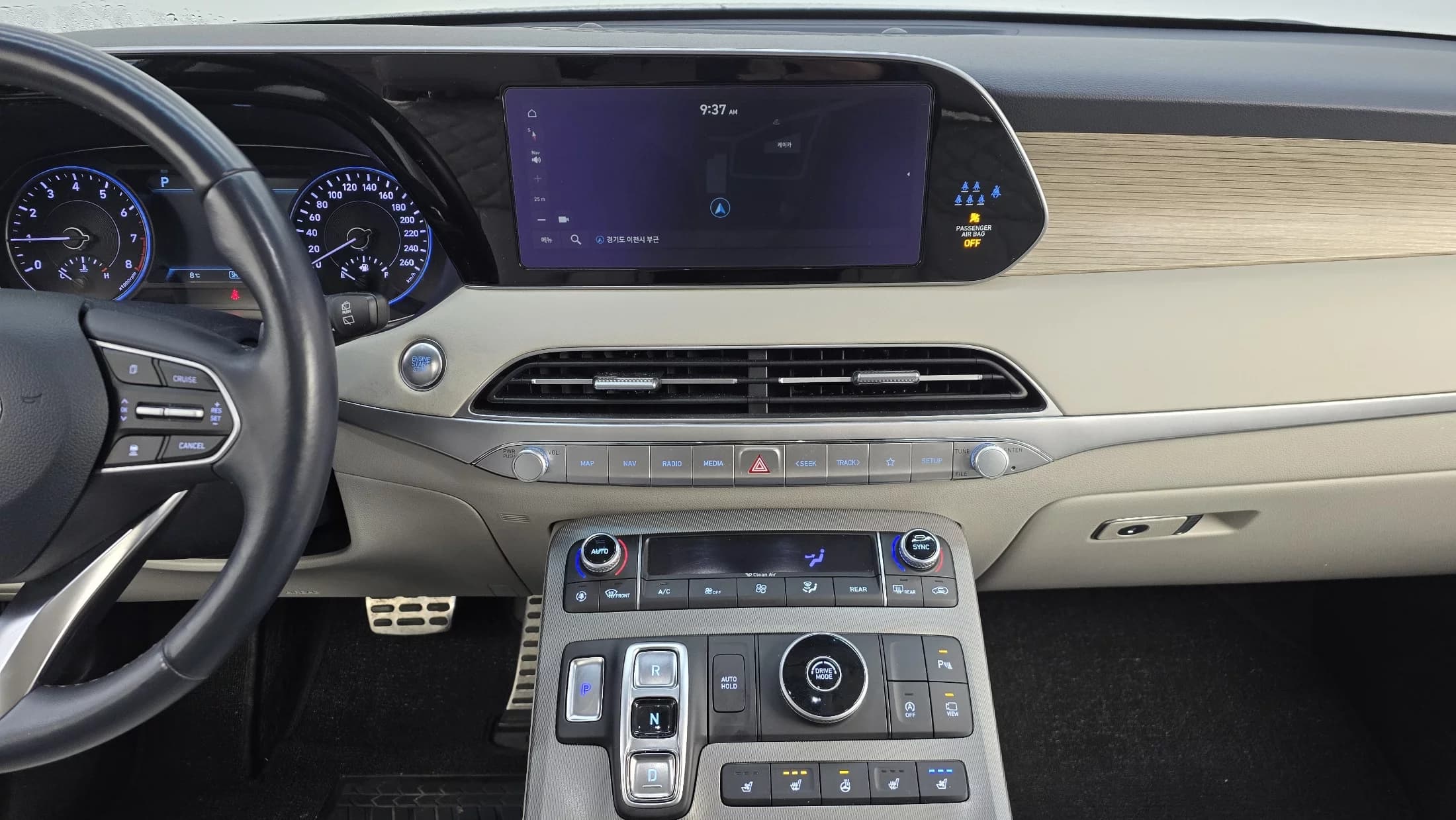 Hyundai Palisade Gasoline 3.8 2WD Prestige, 2021 г. 66935 км. — фото 14