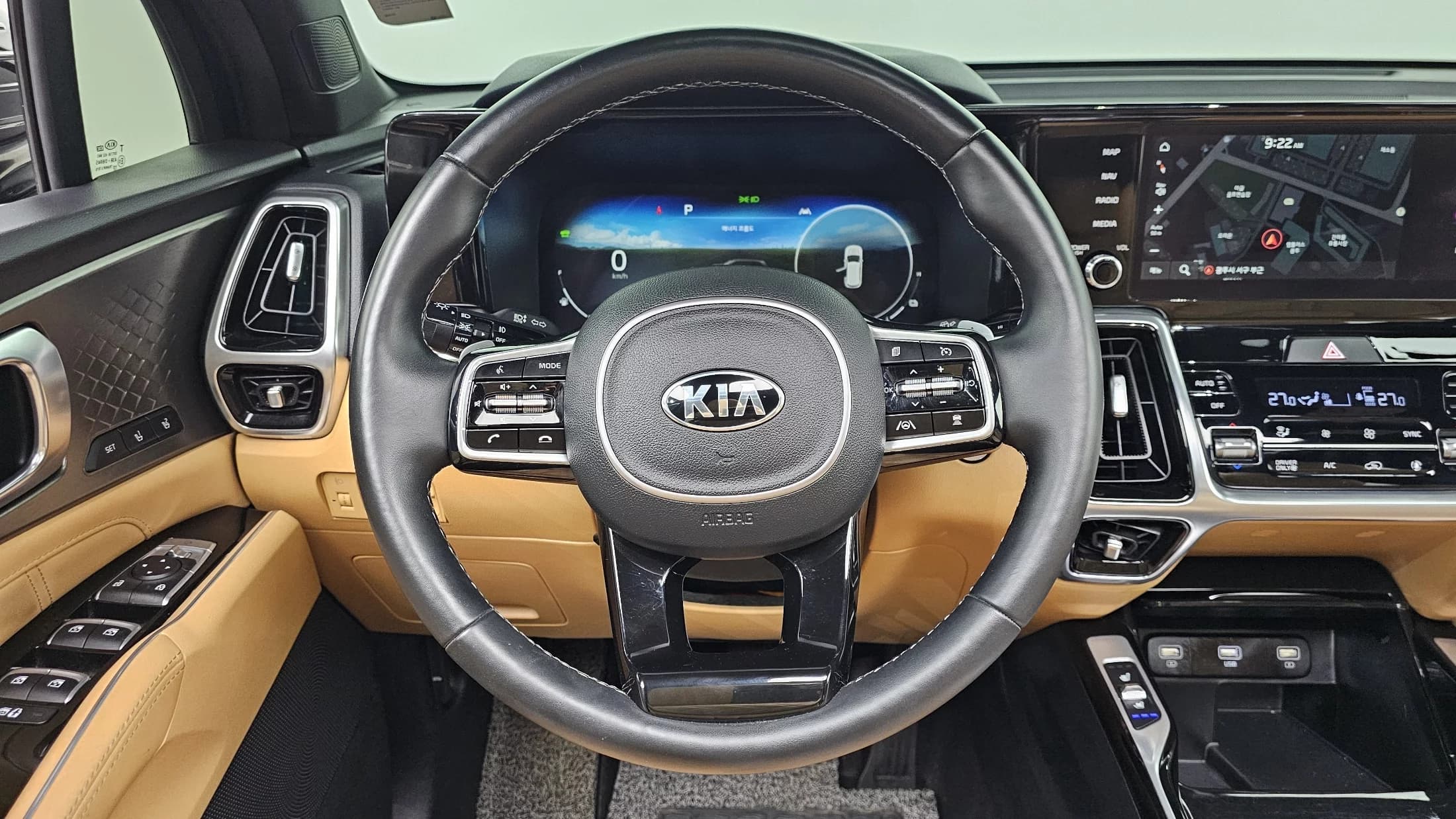 Kia Sorento HEV 1.6 2WD Noblesse, гибрид, 2021 г. 60033 км. — фото 13
