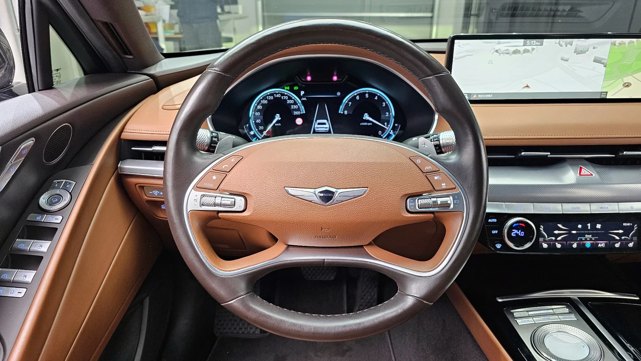 Genesis G80 Gasoline 2.5 Turbo 2WD, 2021 г. 79438 км. — фото 14
