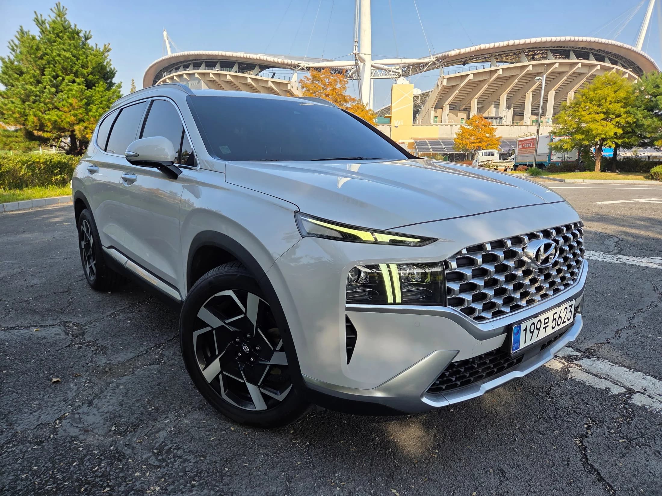 Hyundai Santa Fe Diesel 2.2 2WD Prestige, 2021 г. 122052 км. — фото 3