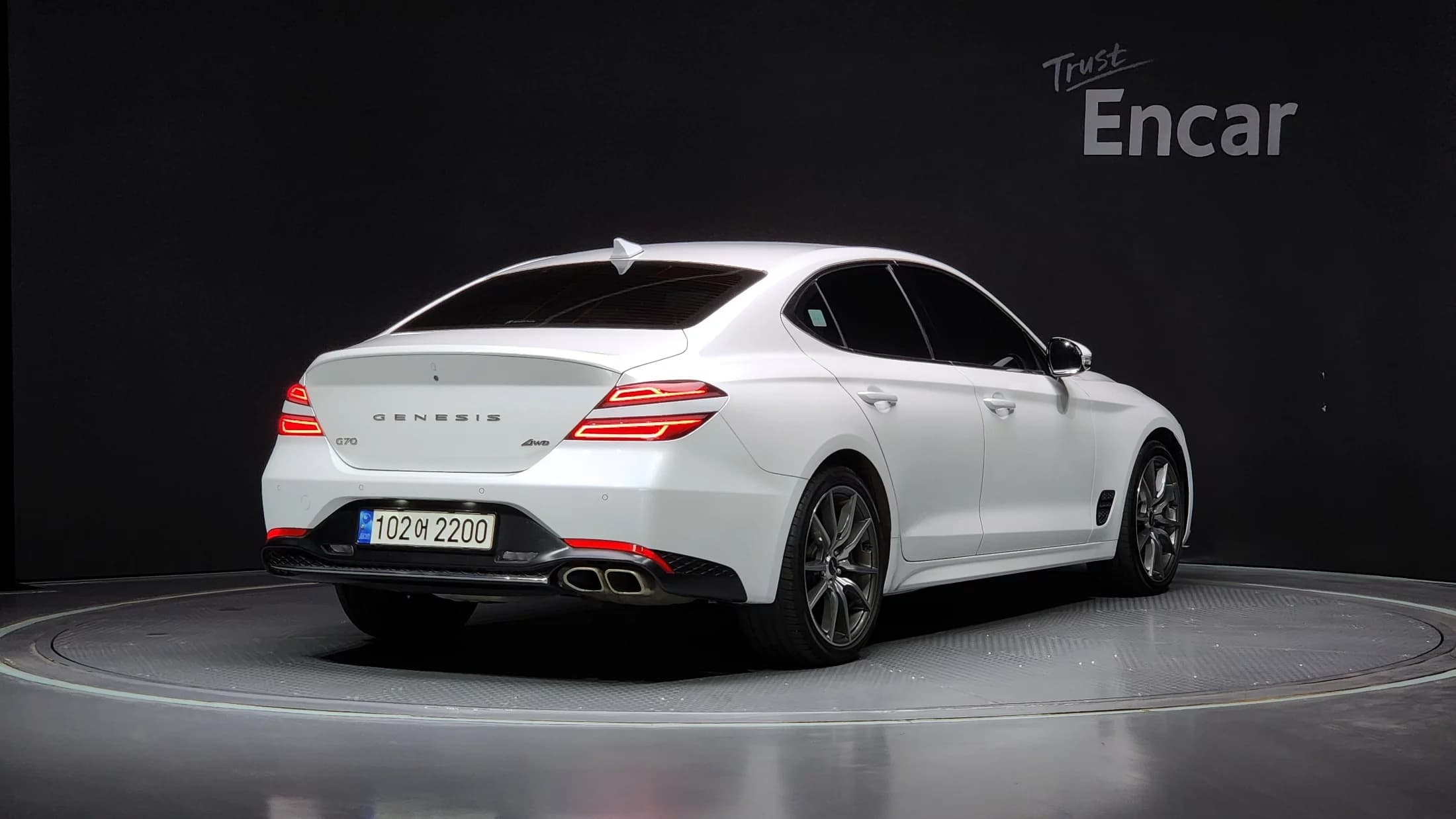 Genesis G70 Gasoline 2.0T 4WD, 2021 г. 41002 км. — фото 2