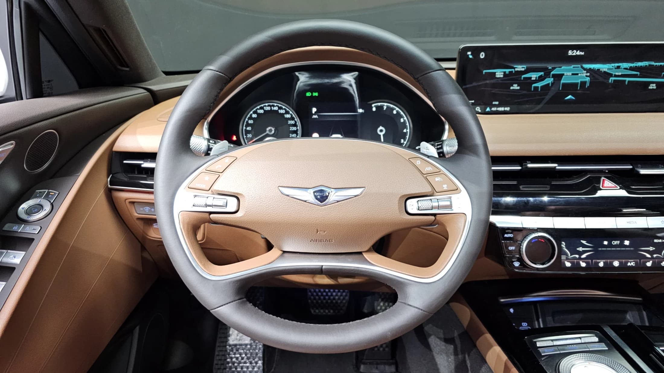 Genesis G80 Gasoline 2.5 Turbo 2WD, 2021 г. 70312 км. — фото 13