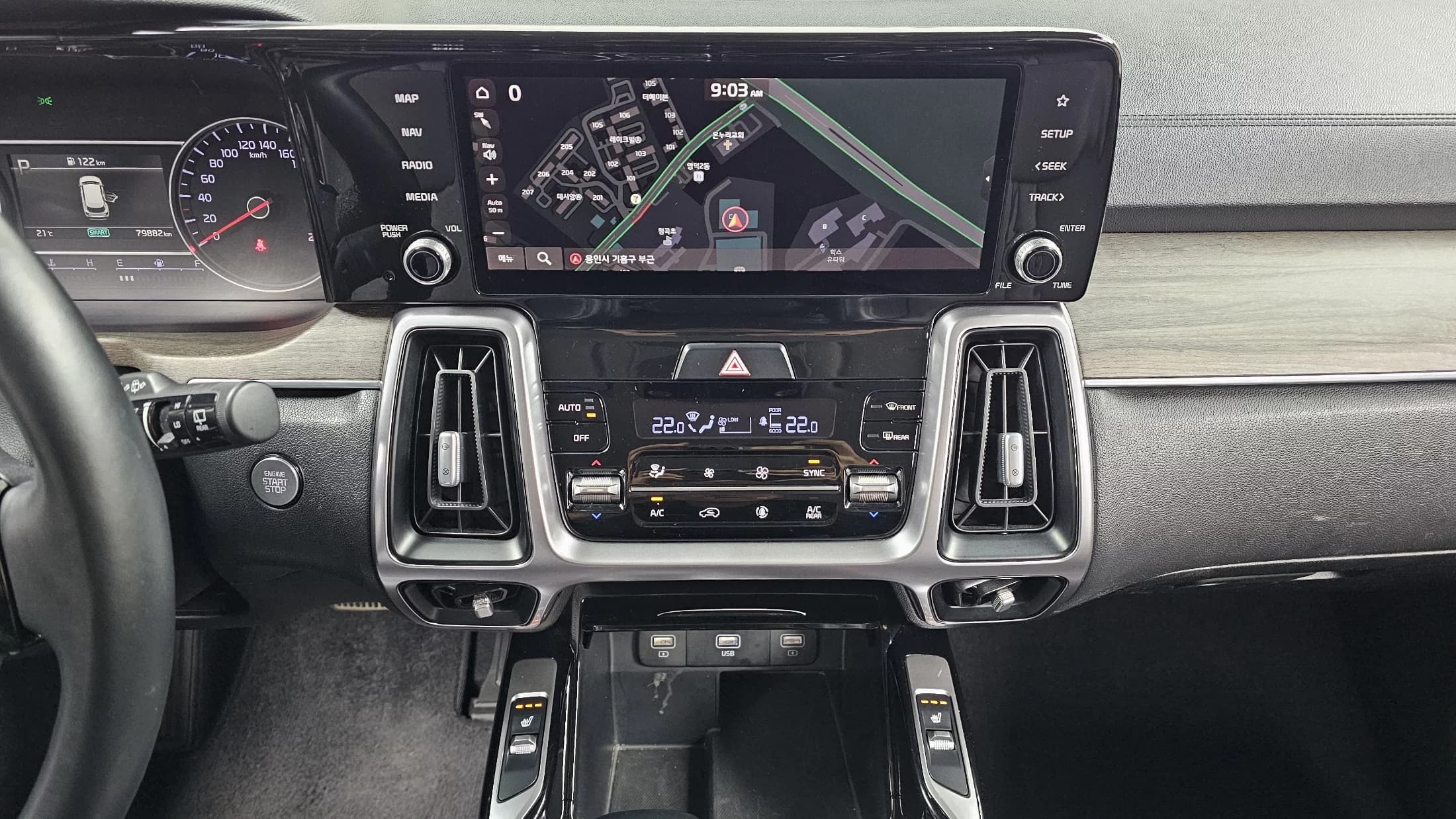 Kia Sorento Gasoline 2.5T 2WD Trendy, 2022 г. 79907 км. — фото 16