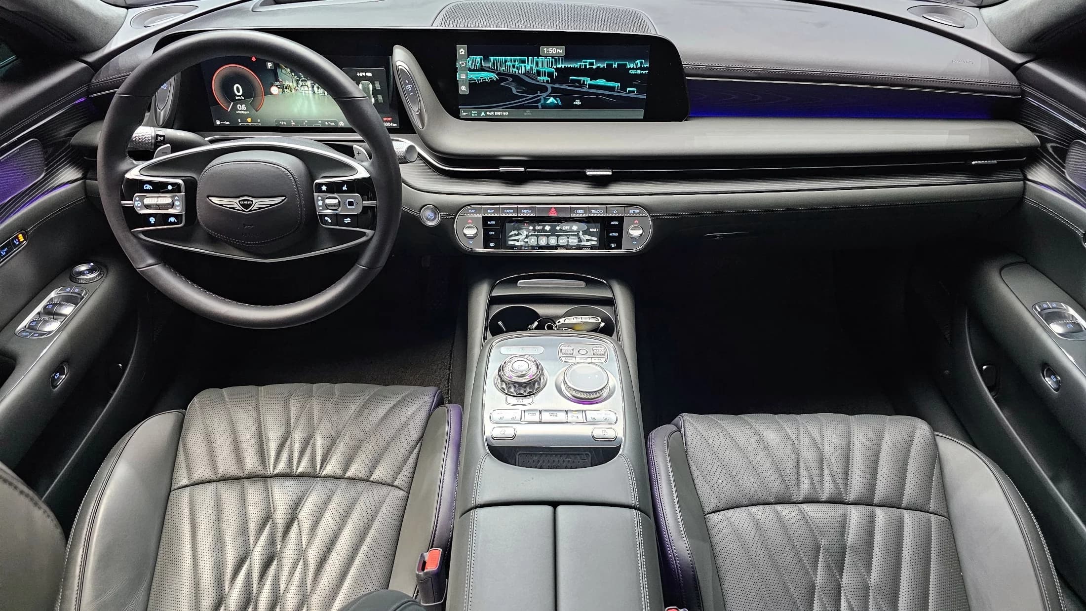 Genesis G90 Gasoline 3.5 Turbo AWD, 2023 г. 46091 км. — фото 7