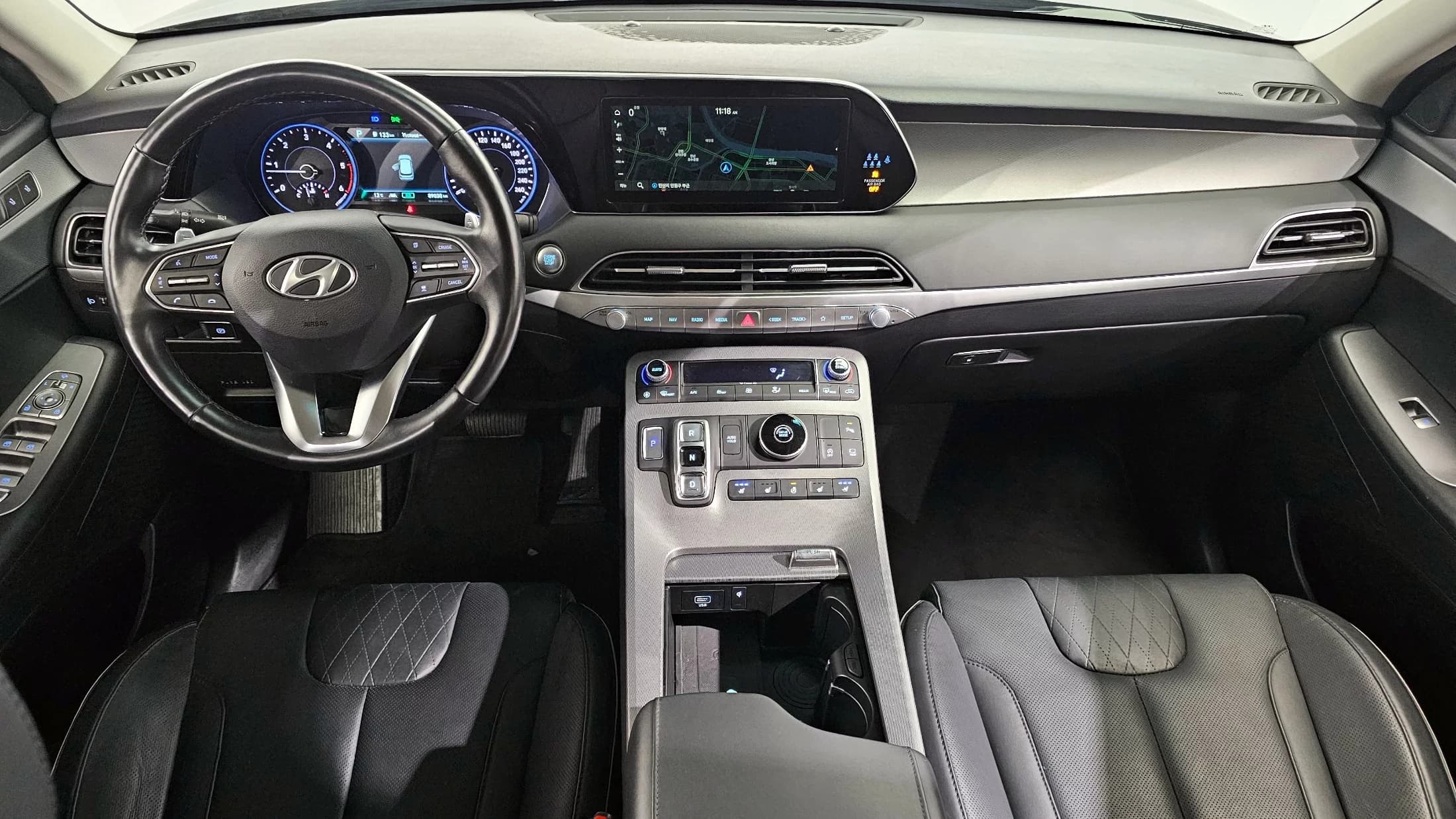 Hyundai Palisade Diesel 2.2 2WD Exclusive, 2022 г. 89160 км. — фото 7
