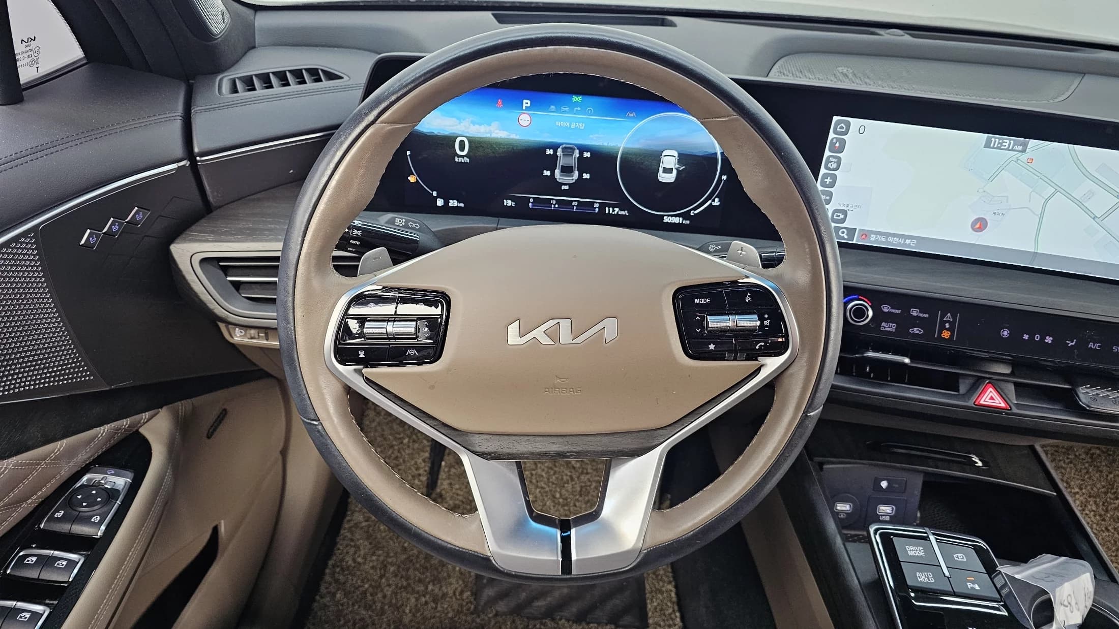Kia K8 2.5 Gasoline 2WD Signature, 2021 г. 51076 км. — фото 13