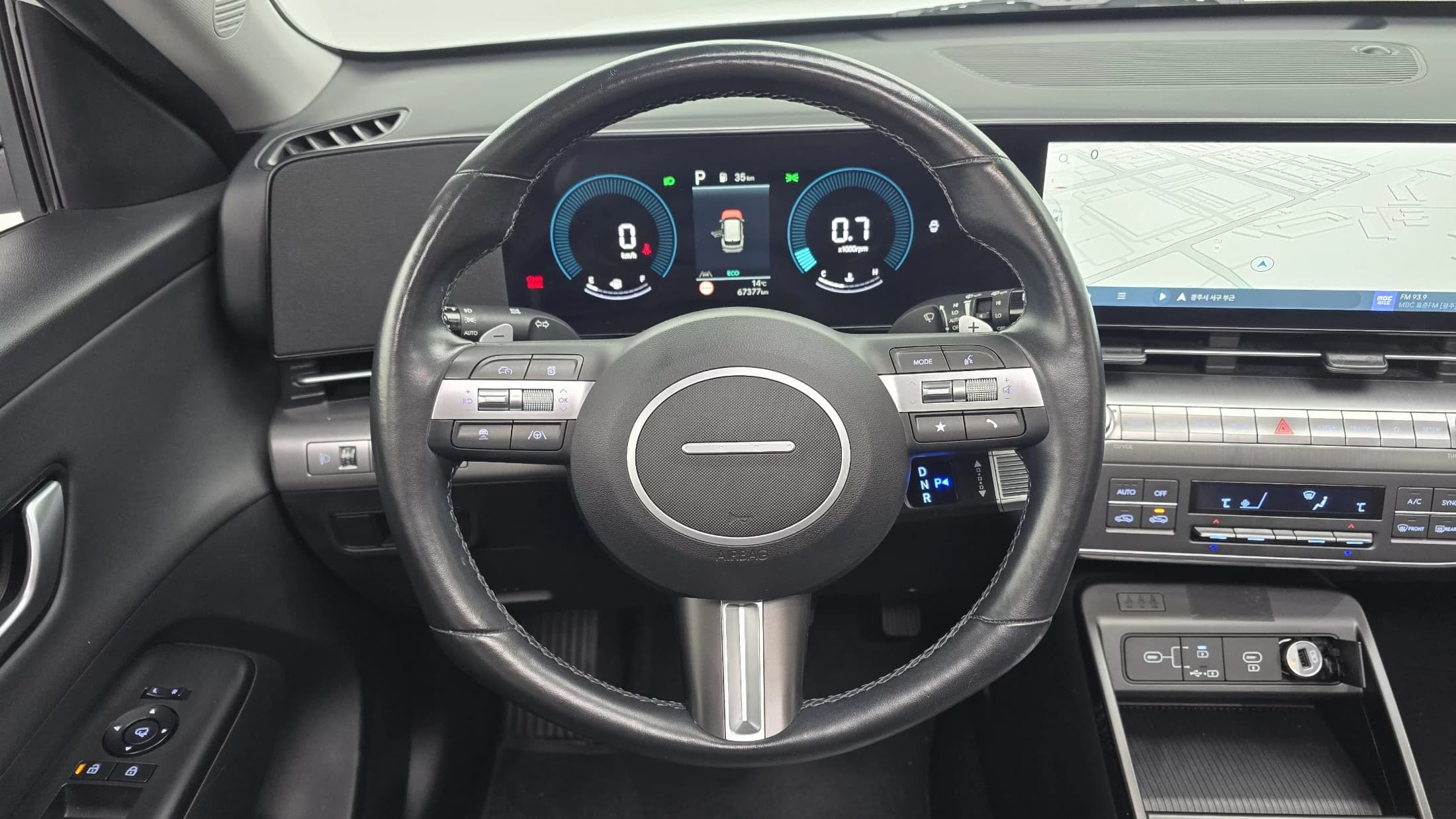Hyundai Kona Gasoline 1.6 Turbo 2WD Premium, 2023 г. 67447 км. — фото 13