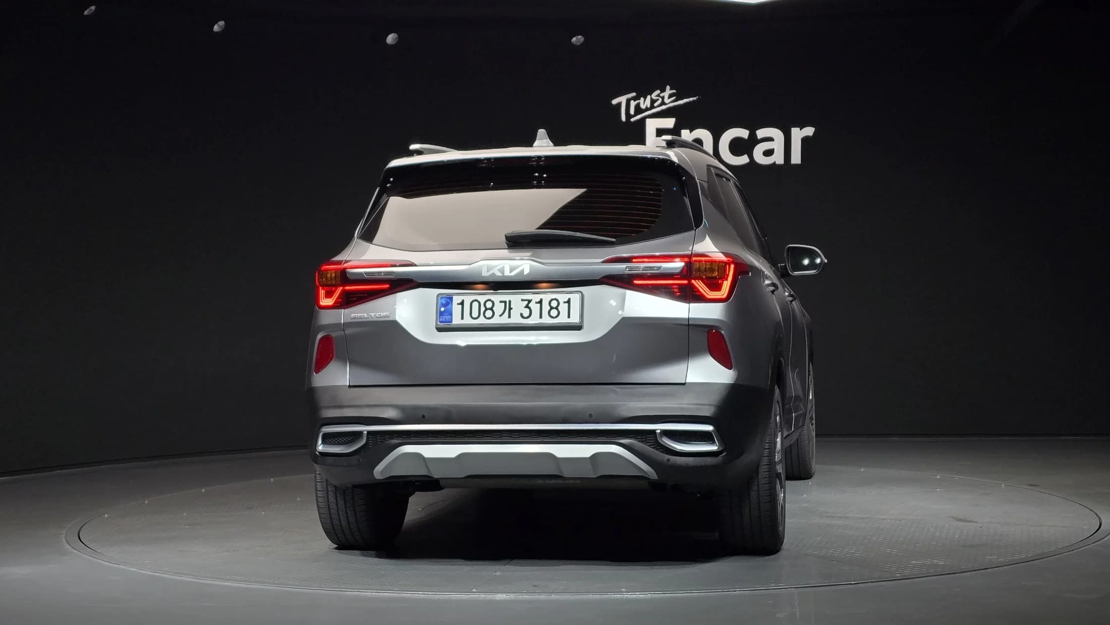 Kia Seltos Gasoline 1.6 Turbo 2WD Prestige, 2022 г. 54381 км. — фото 4