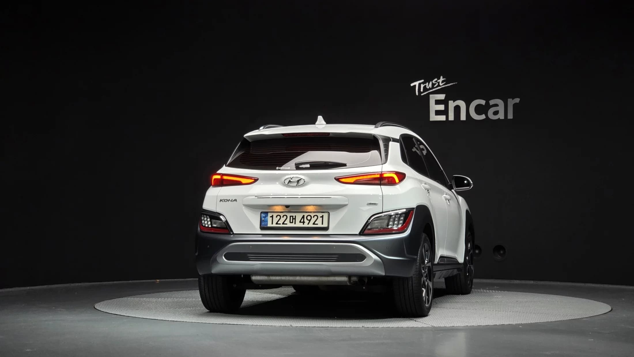 Hyundai Kona Gasoline 1.6 Turbo 4WD Inspiration, 2022 г. 28654 км. — фото 4