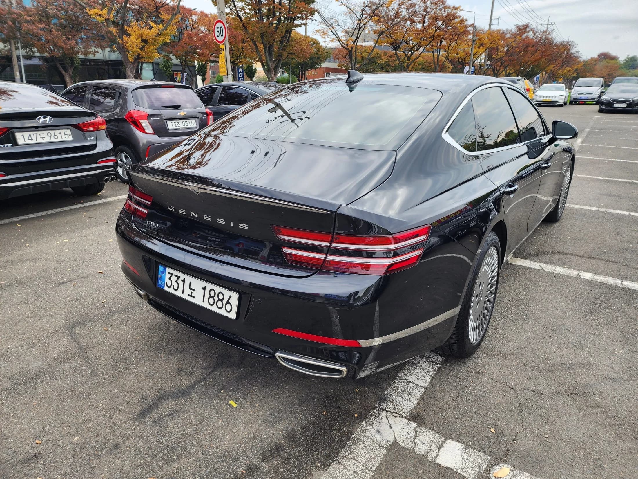 Genesis G80 Gasoline 2.5 Turbo 2WD, 2022 г. 75116 км. — фото 2