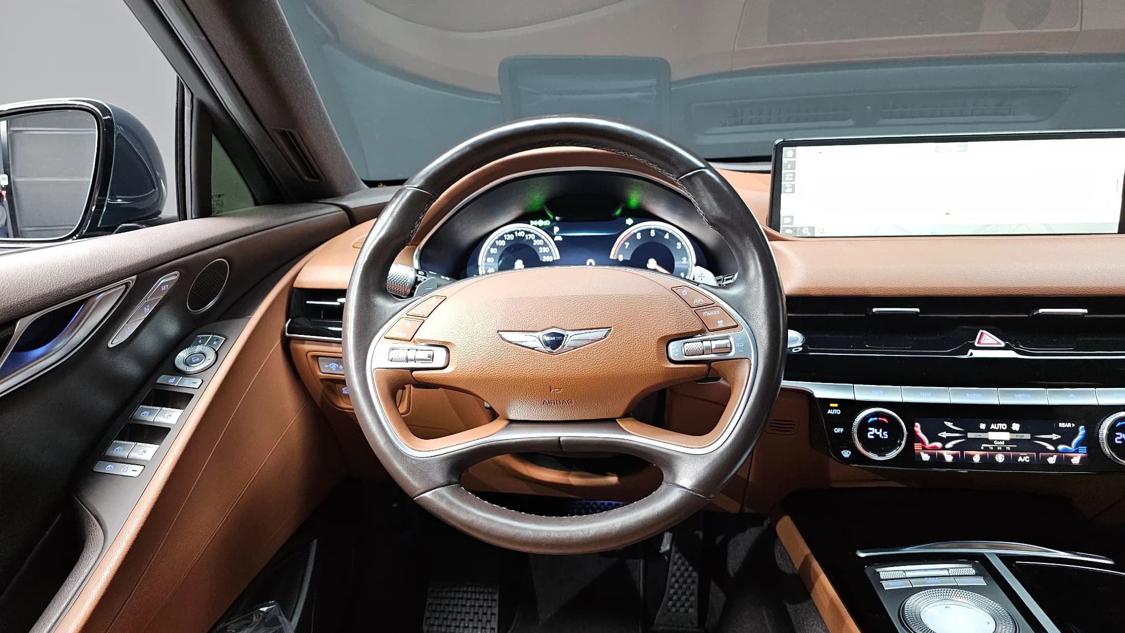 Genesis G80 Gasoline 3.5 Turbo AWD, 2021 г. 99450 км. — фото 13
