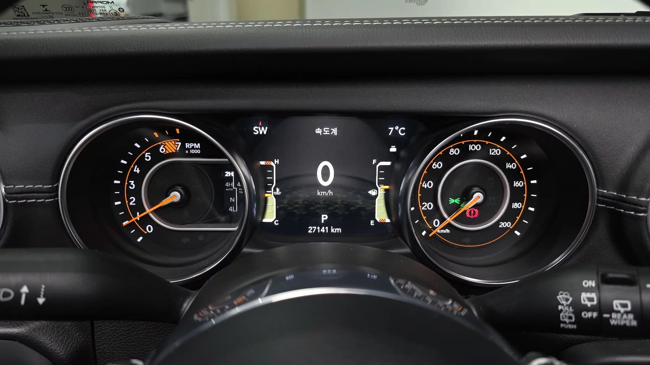 Jeep WRANGLER 2.0 Overland Power Top 4Door, 2023 г. 27237 км. — фото 7
