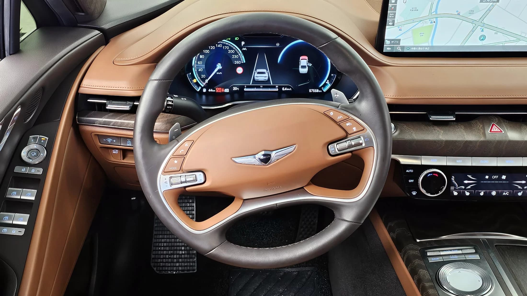 Genesis G80 Gasoline 2.5 Turbo 2WD, 2021 г. 57669 км. — фото 13