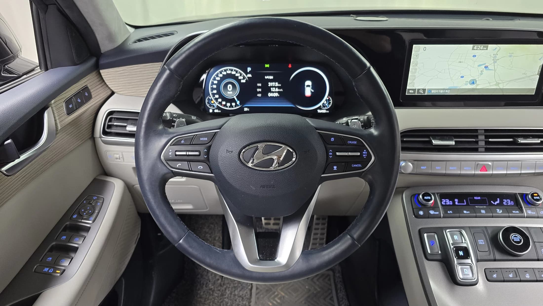 Hyundai Palisade Diesel 2.2 2WD Prestige, 2021 г. 76554 км. — фото 13