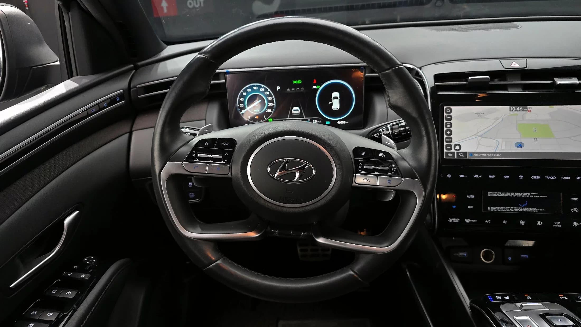 Hyundai Tucson Inspiration 2WD, гибрид, 2021 г. 46131 км. — фото 13
