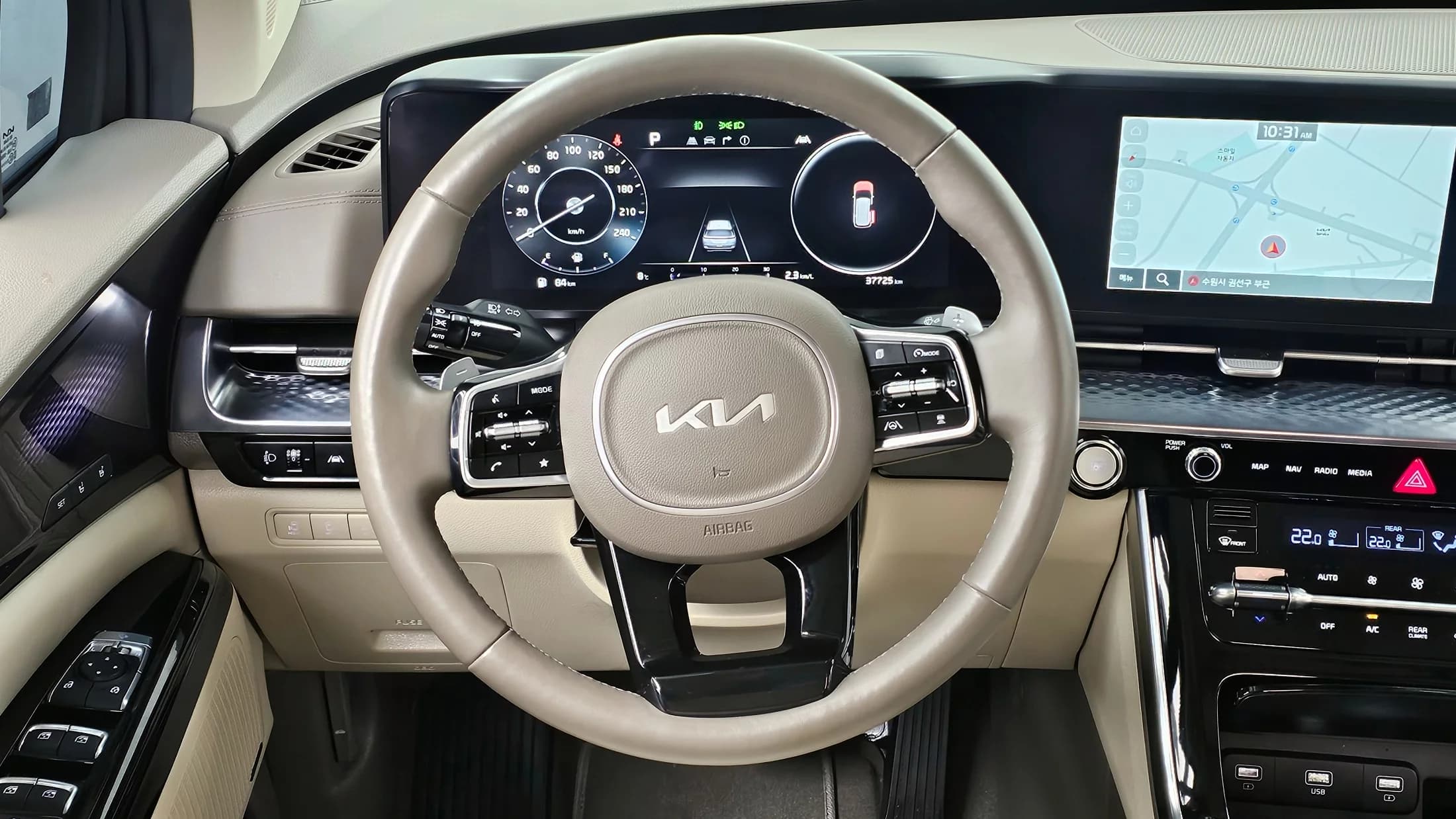 Kia Carnival Gasoline 9-Seater Hi-Limousine Signature, 2022 г. 37849 км. — фото 13