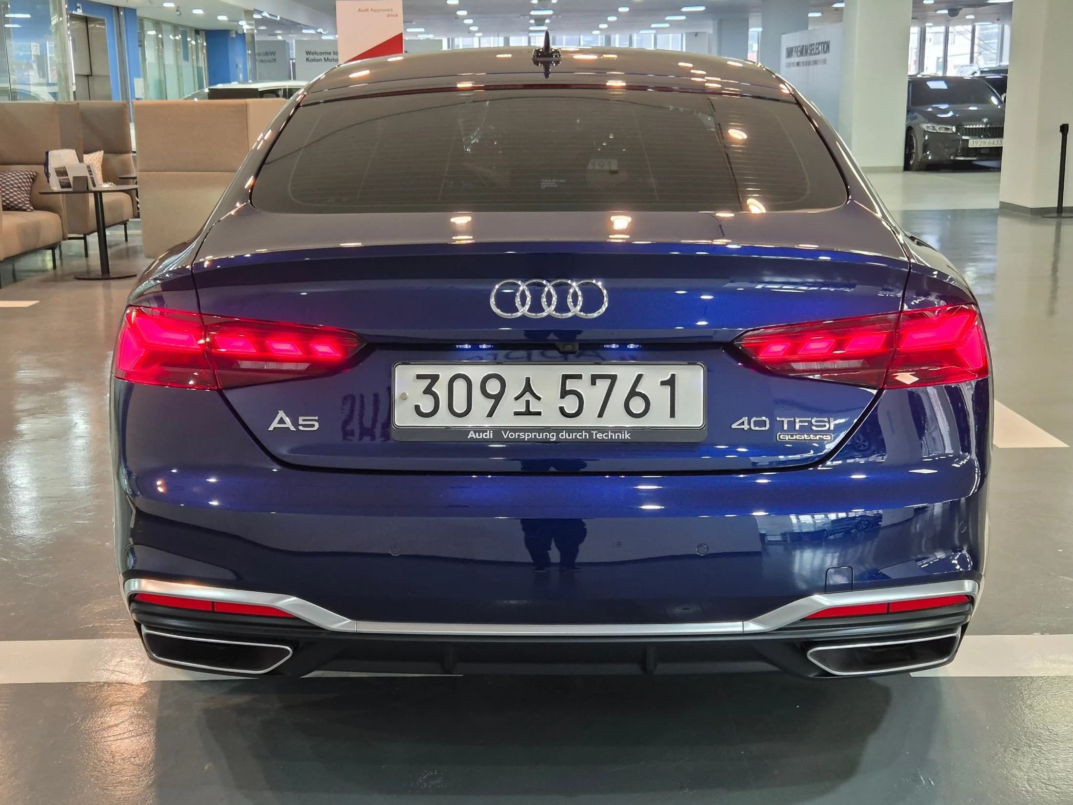 Audi A5 40 TFSI Quattro Premium Sportback, 2023 г. 10251 км. — фото 4