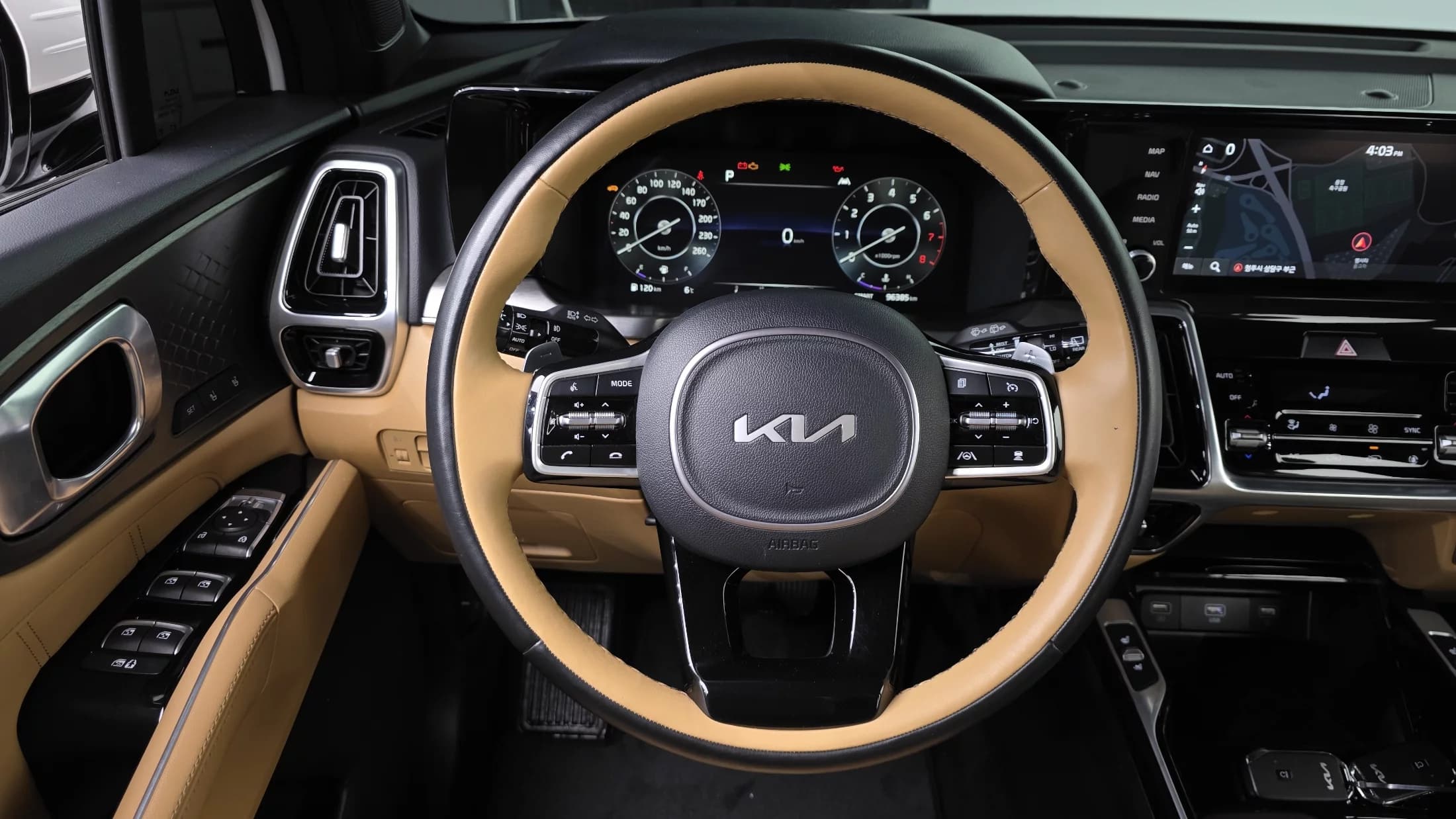 Kia Sorento Gasoline 2.5T 4WD Noblesse, 2022 г. 96519 км. — фото 16